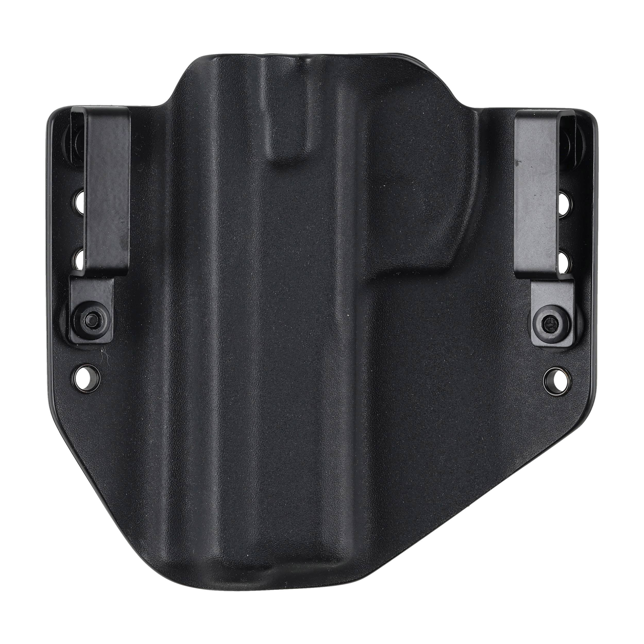 Kabura RH Holsters OWB do CZ SP-01 Shadow bez sweatguard, pas 40 mm, prawa, czarna - obrazek 2