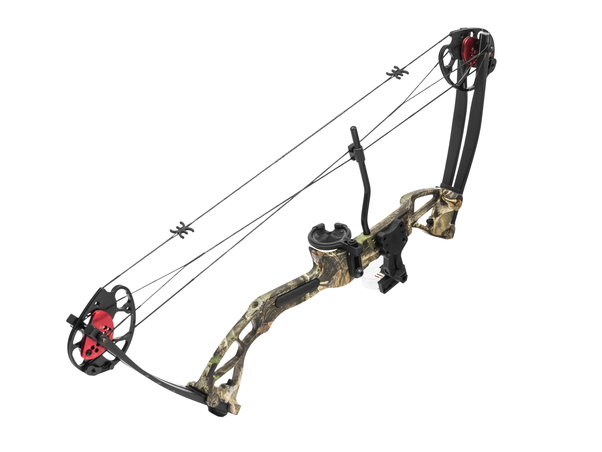 Łuk bloczkowy dla dorosłych i młodzieży Poe Lang Rex Quad 20-65 lb 28" kamuflaż - obrazek 5