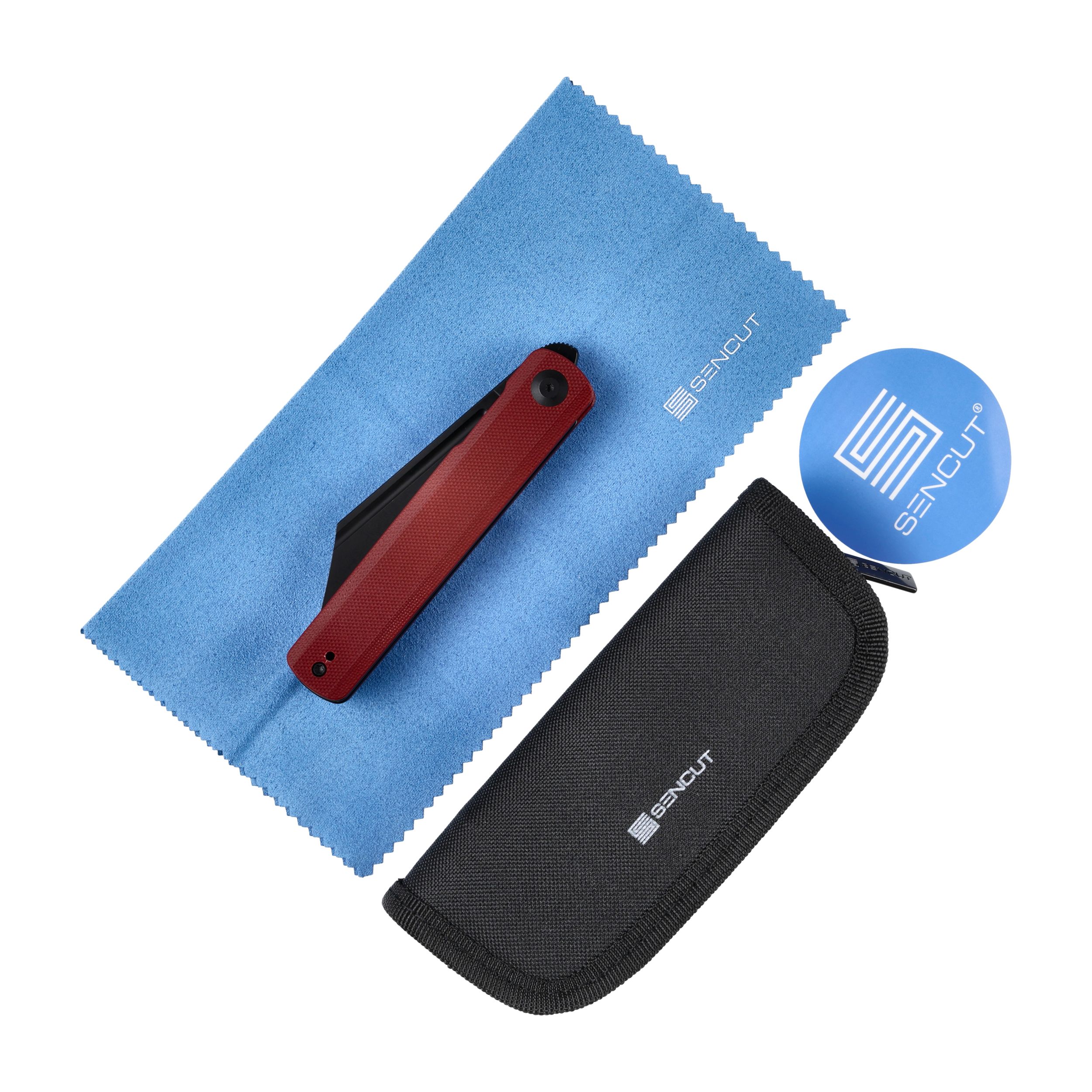 Nóż składany Sencut Bronte SA08D burgundy - obrazek 6