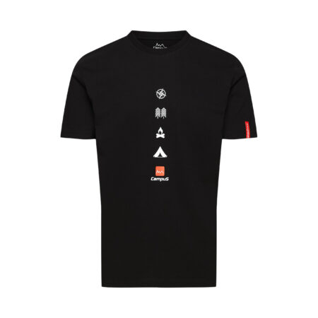 Koszulka męska Campus Aerin, czarna L