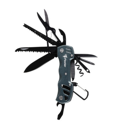 Multitool Foxter narzędzie wielofunkcyjne survival 13w1 szary