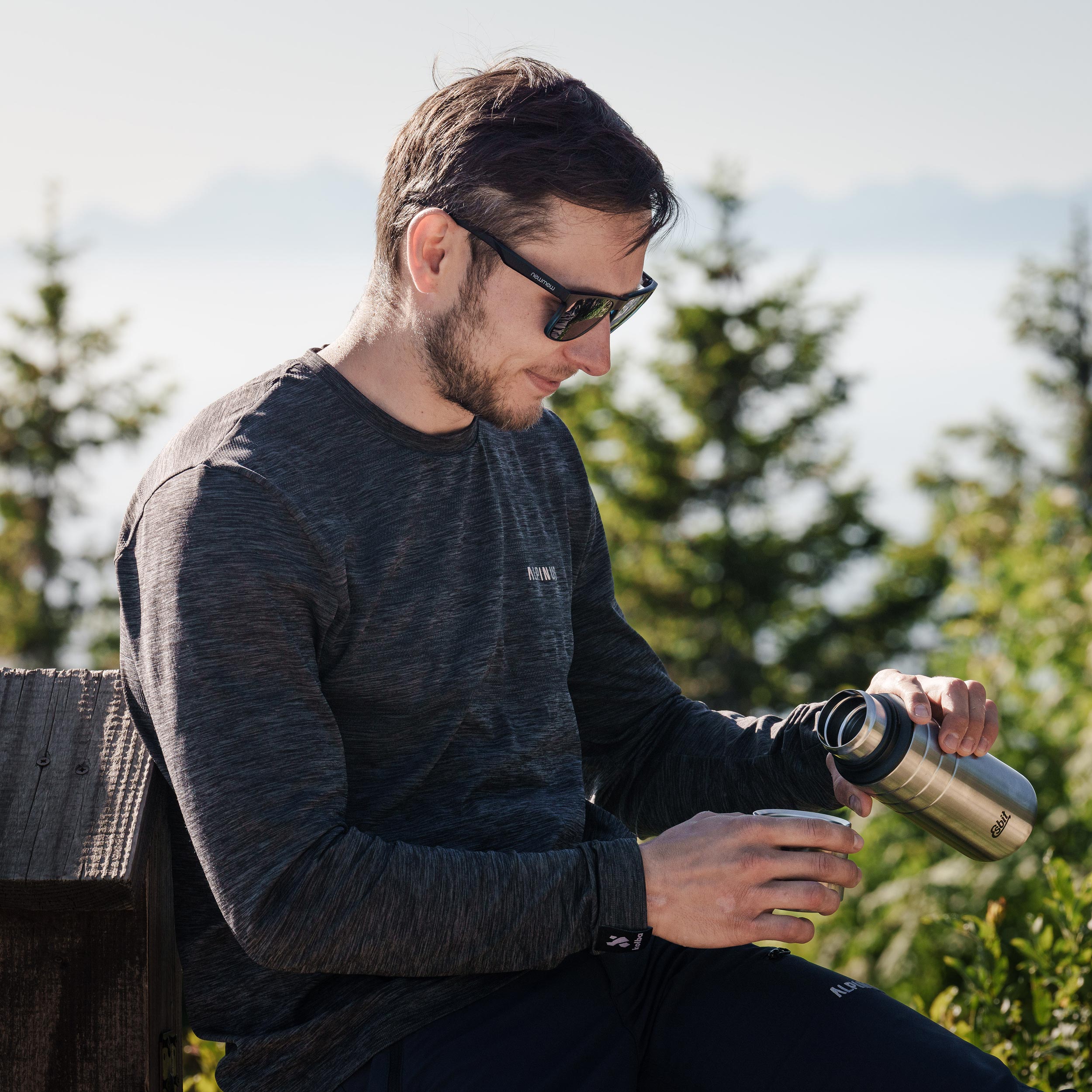 Koszulka męska Alpinus funkcyjna Antorno szara L - obrazek 7