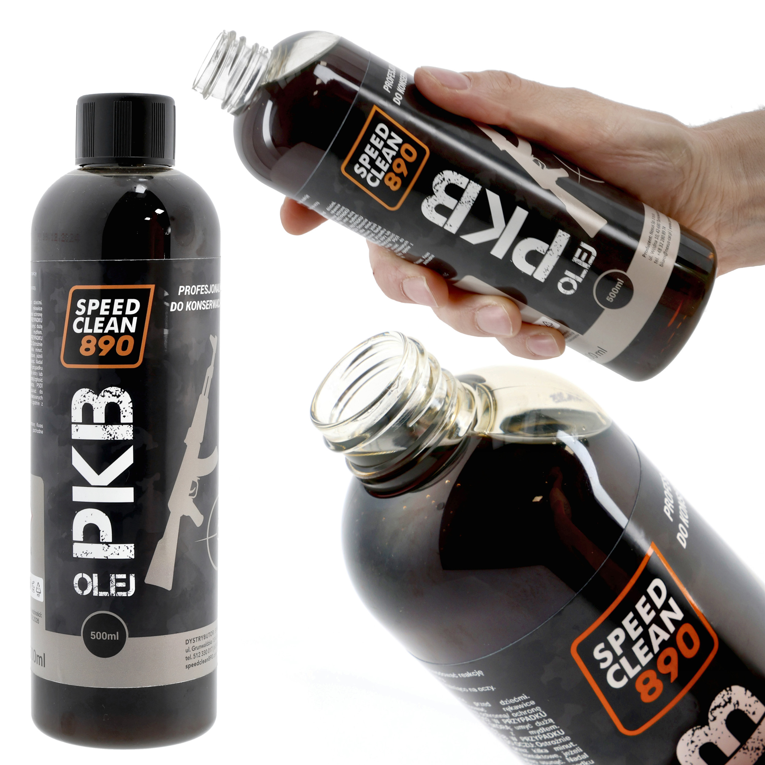 Olej Speedclean 890 PKB do konserwacji broni 500 ml - obrazek 5