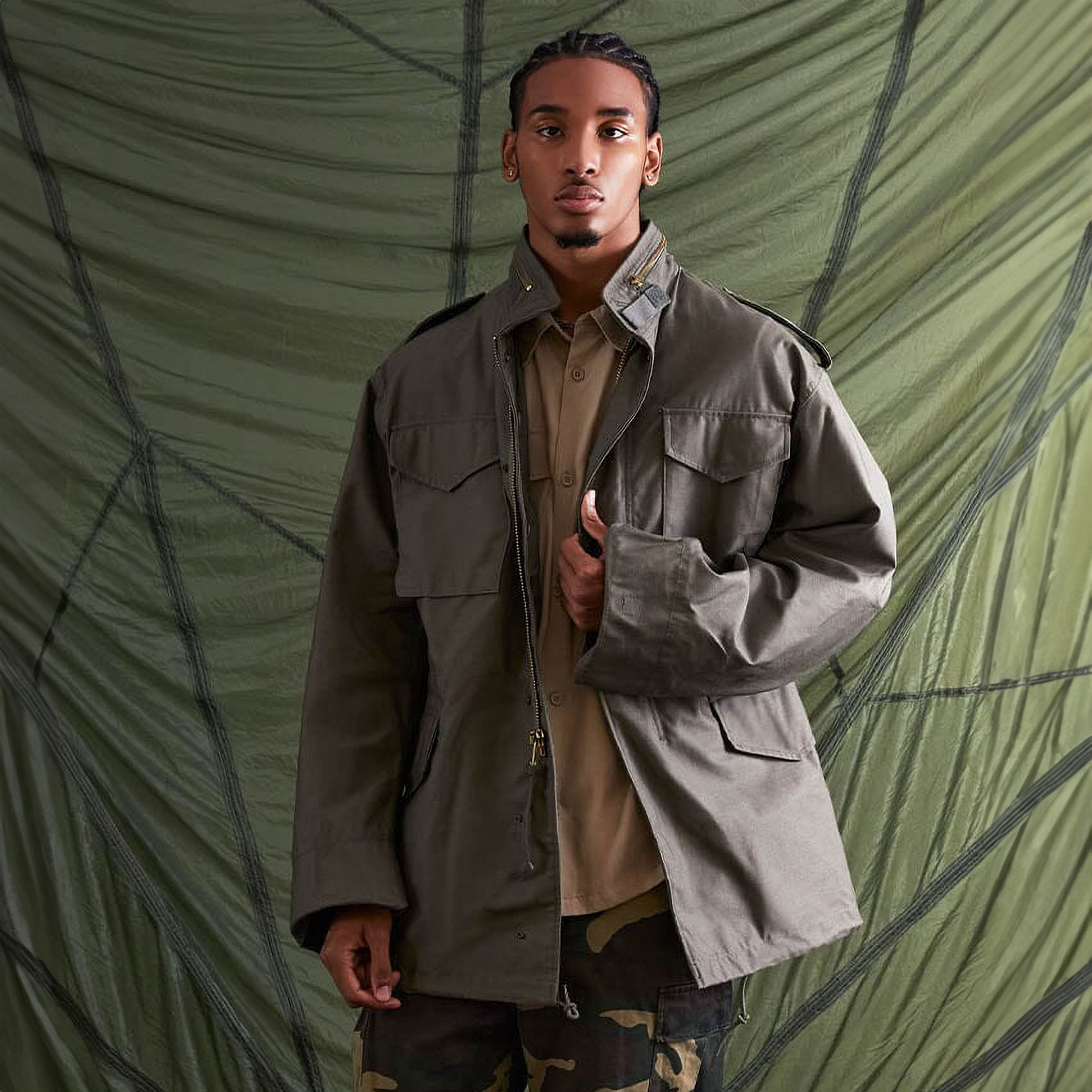 Kurtka męska Alpha M-65 oliwkowa M - obrazek 5