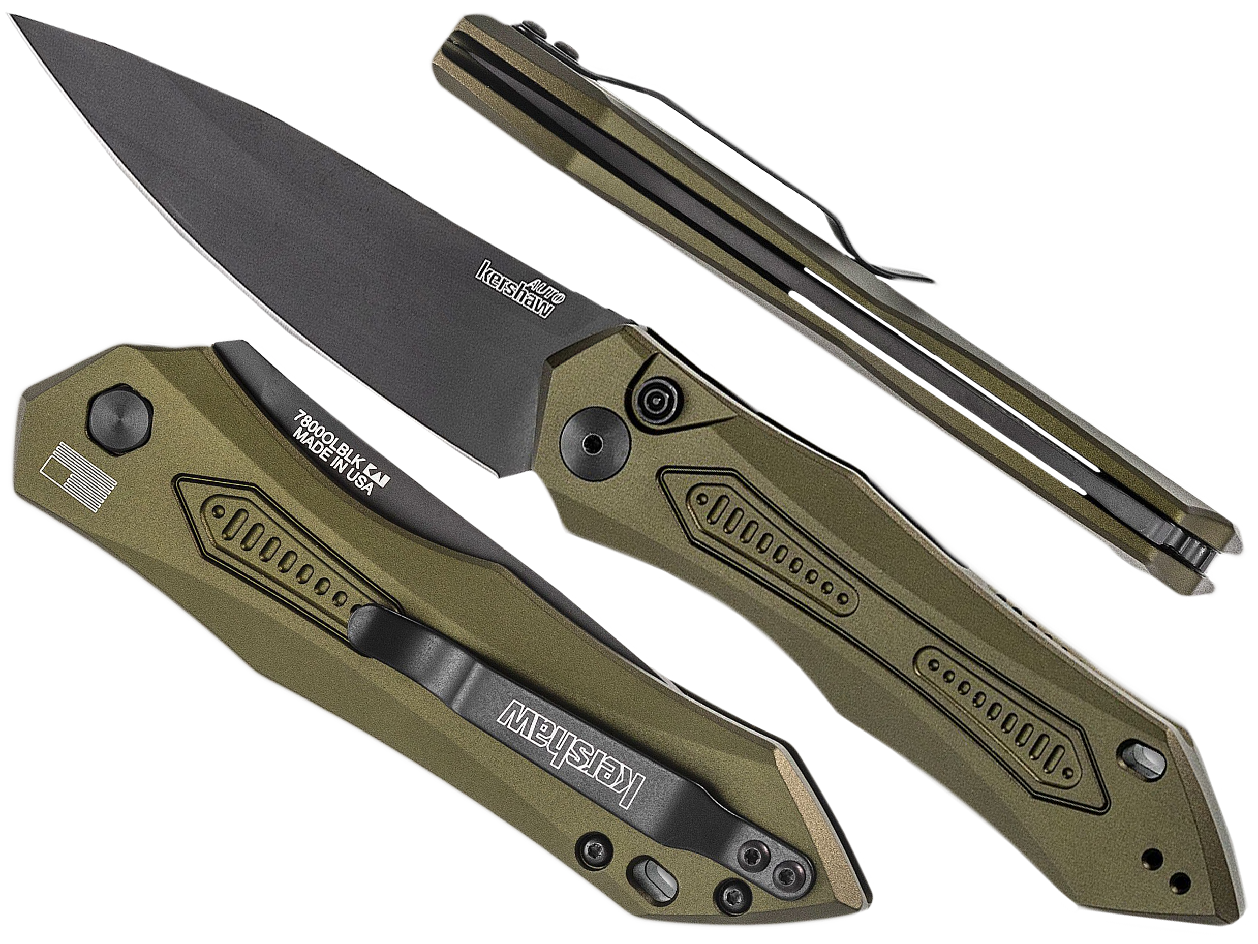 Nóż składany Kershaw Auto Launch 6 7800OLBLK - obrazek 6
