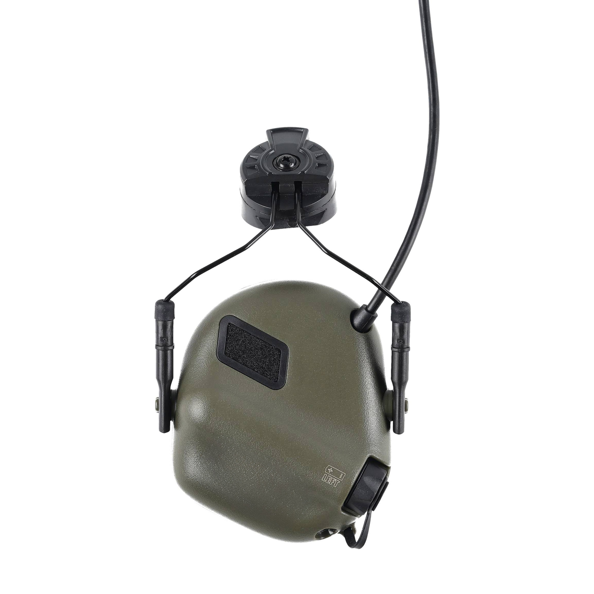 Aktywne ochronniki słuchu do hełmów Earmor M31H-FG/ARC Plus Fast zielone - obrazek 4