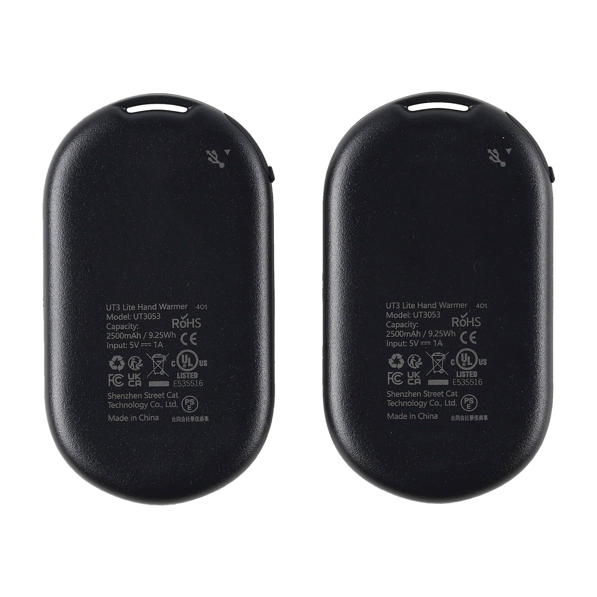 Ogrzewacz elektroniczny do rąk Ocoopa UT3 czarno-różowy - obrazek 3