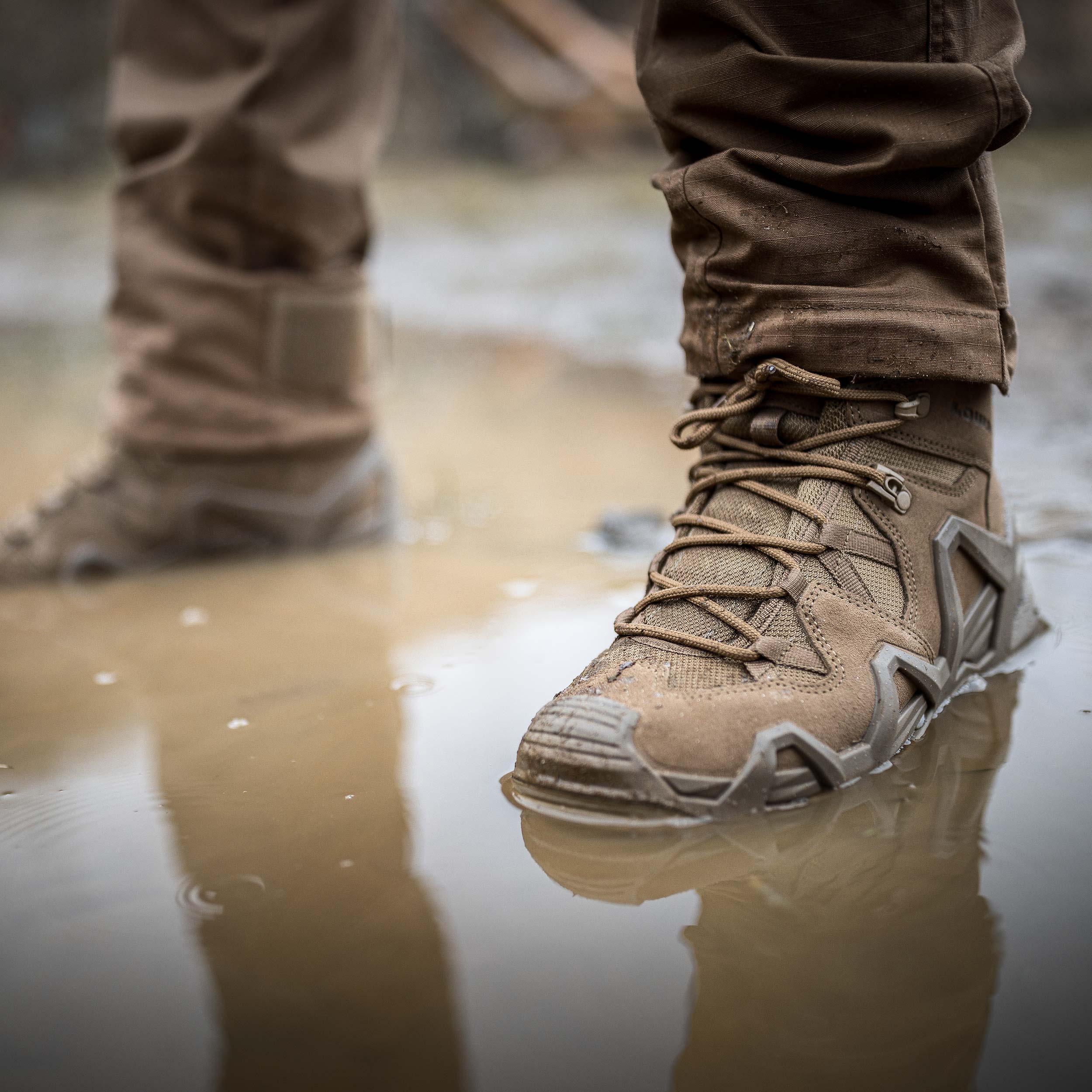 Buty wojskowe męskie LOWA ZEPHYR GTX MID TF UK coyote 41,5 - obrazek 10