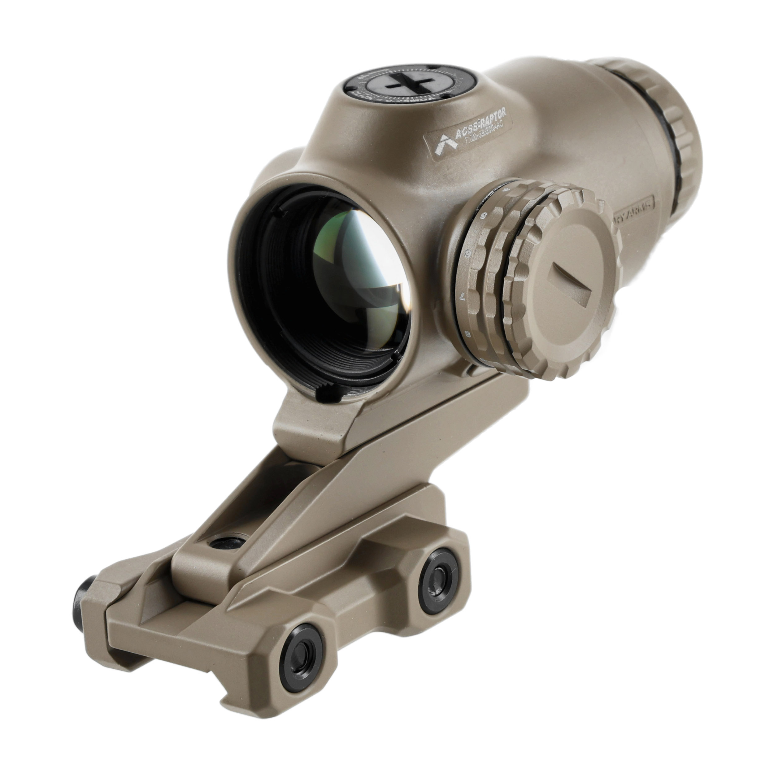 Celownik pryzmatyczny Primary Arms SLx 3x Micro Prism iR Red ACSS Raptor 7.62/300BO Yard FDE - obrazek 3