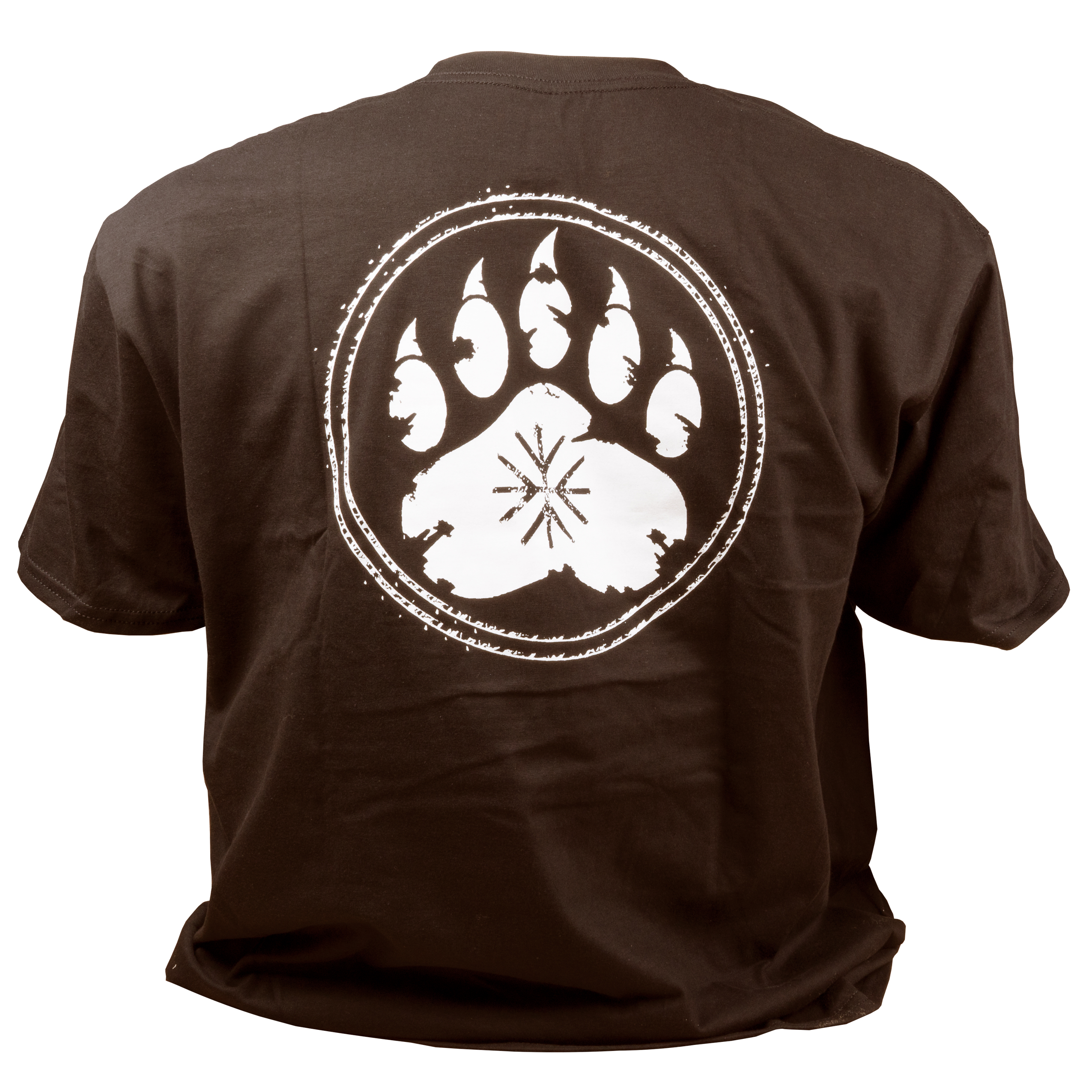 Koszulka męska TigerWood Szepty Puszczy brązowa XL - obrazek 2