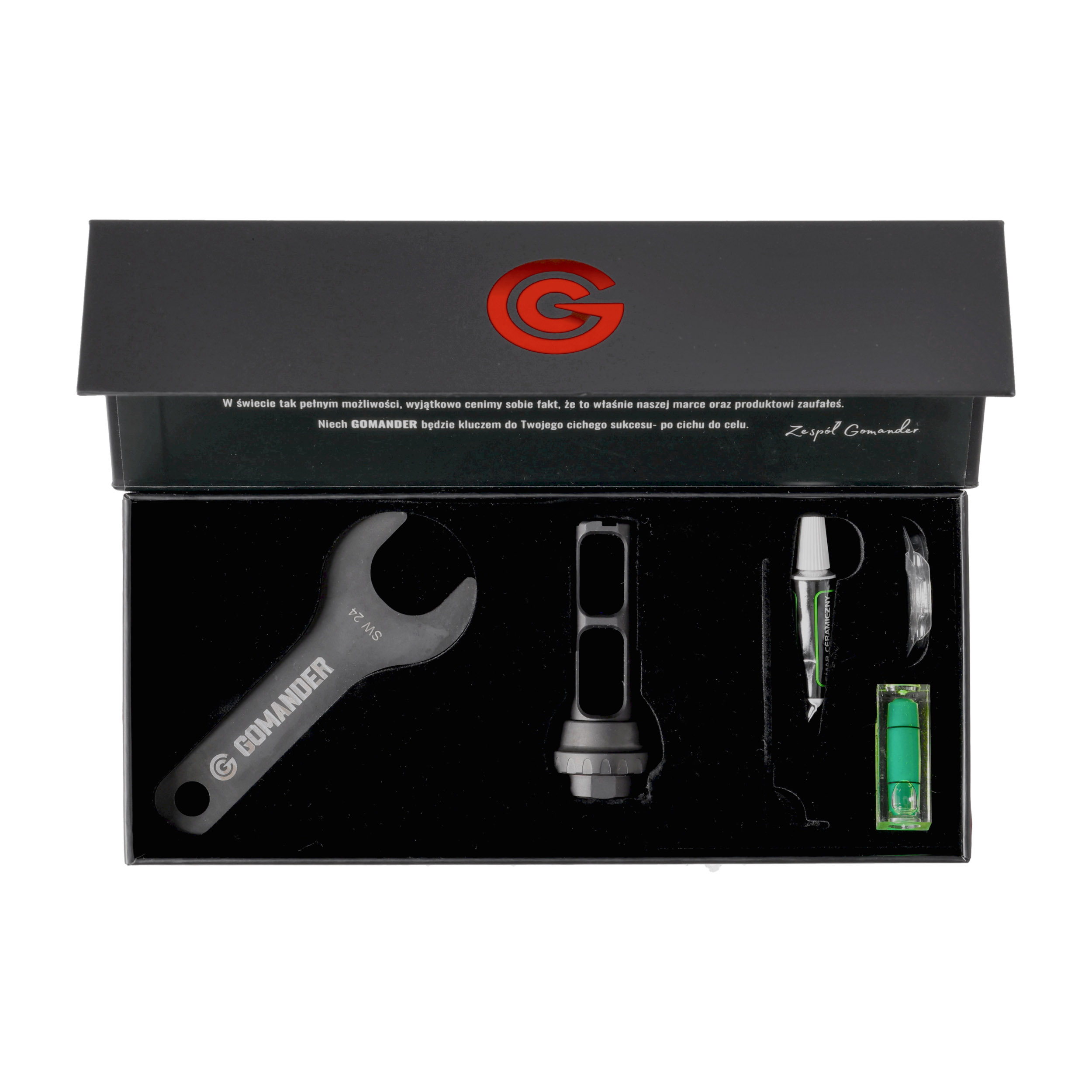 Hamulec wylotowy Gomander Raptor 9 mm 1/2x28 UNEF - obrazek 4