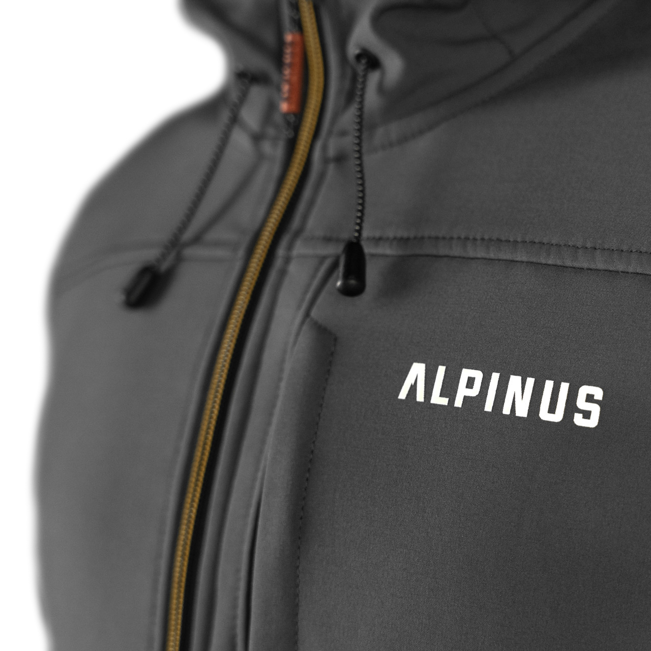 Kurtka męska Alpinus softshell Vinicunca szara L - obrazek 5