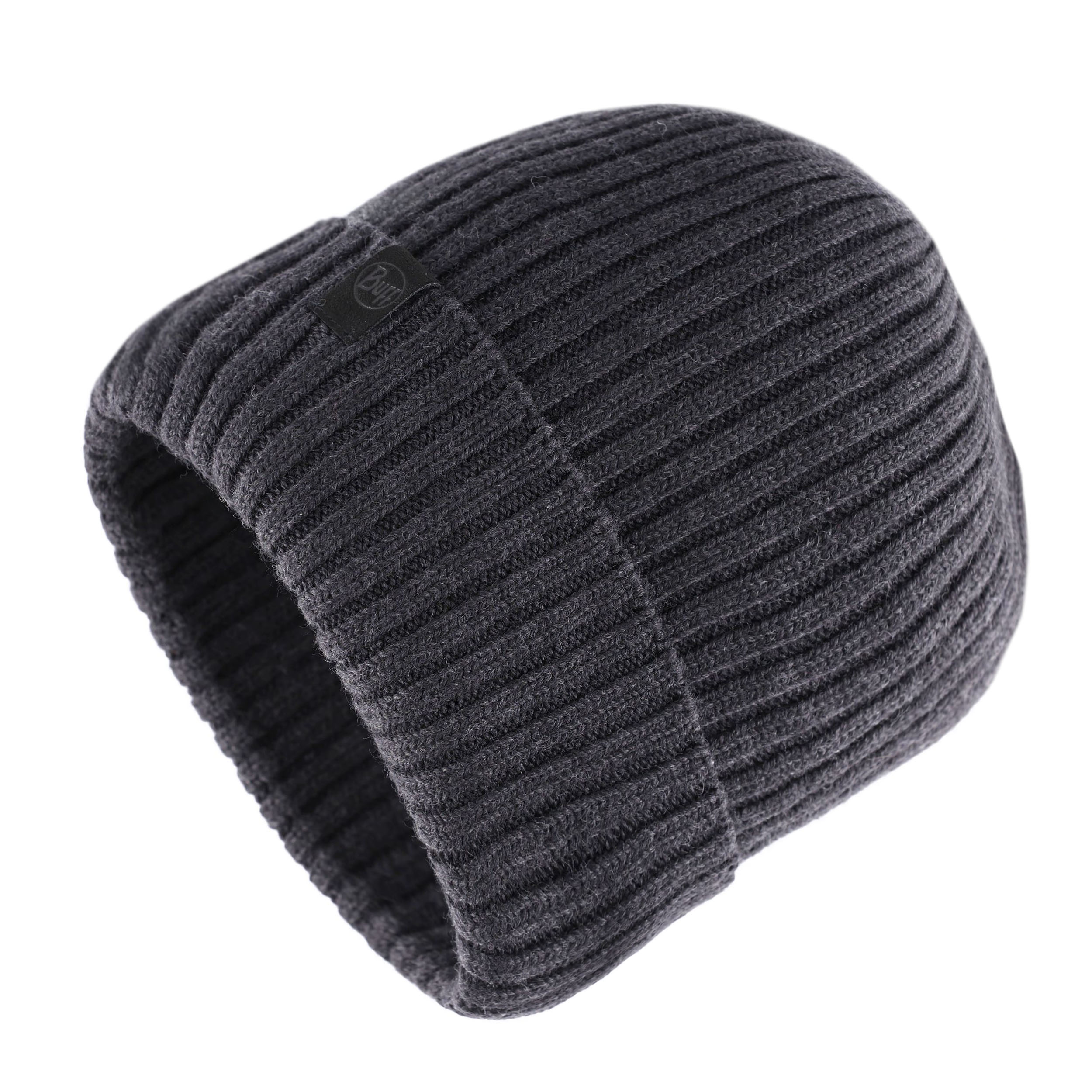 Czapka zimowa BUFF Merino Wool Hat Norval grafitowa - obrazek 2
