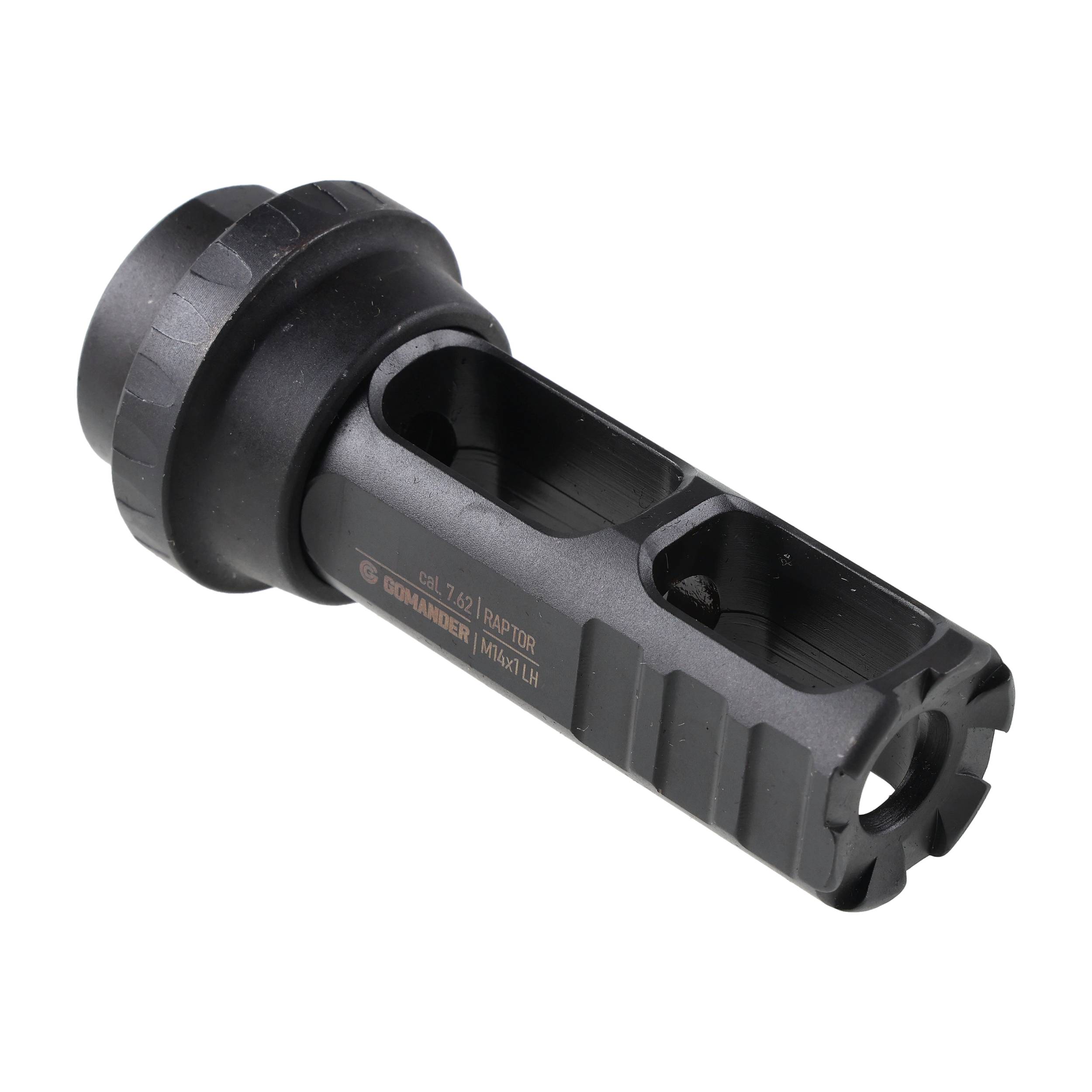 Hamulec wylotowy Gomander Raptor 7,62 M14x1 LH do AK - obrazek 3