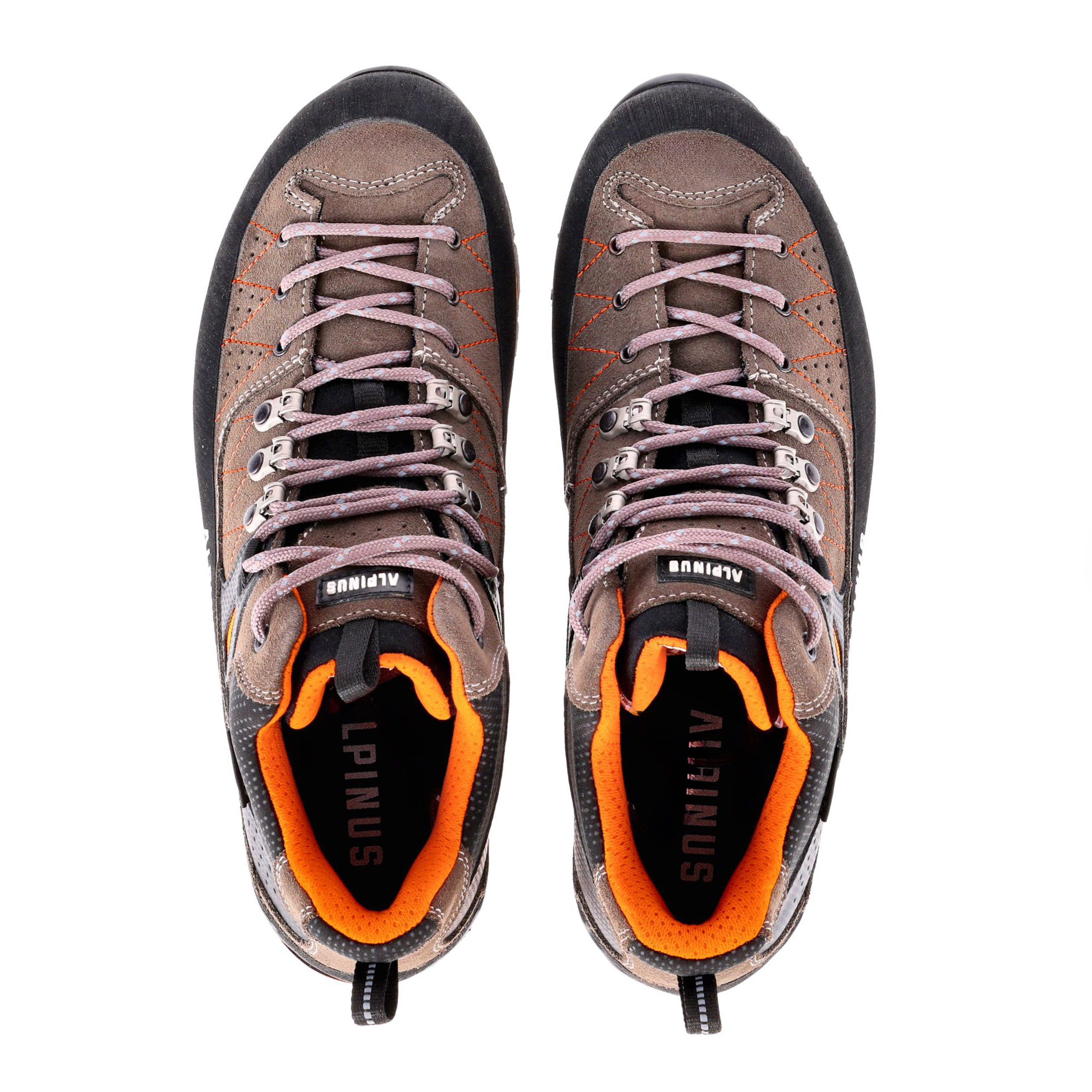 Buty męskie Alpinus The Ridge Mid Pro antracytowo-pomarańczowe 42 - obrazek 7