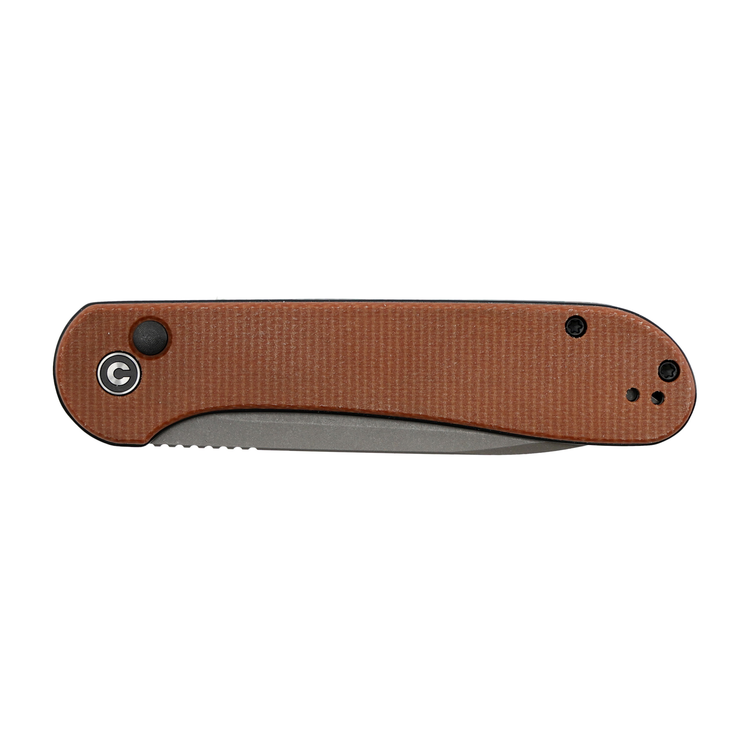 Nóż składany Civivi Button Lock Elementum C2103D brown micarta - obrazek 4
