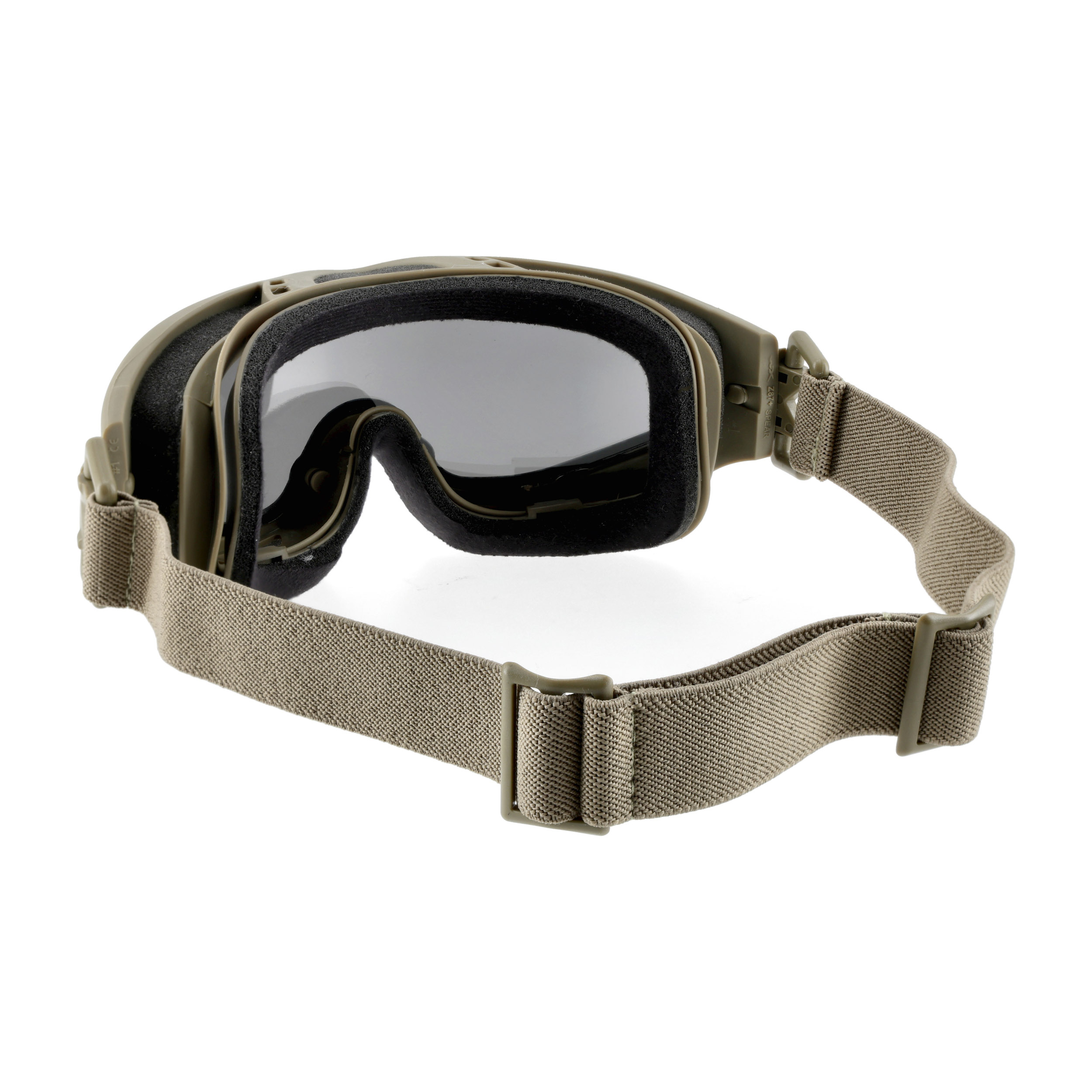 Gogle taktyczne Wiley X Spear SP293DLT smoke / clear / rust, jasnobrązowe oprawki - obrazek 3