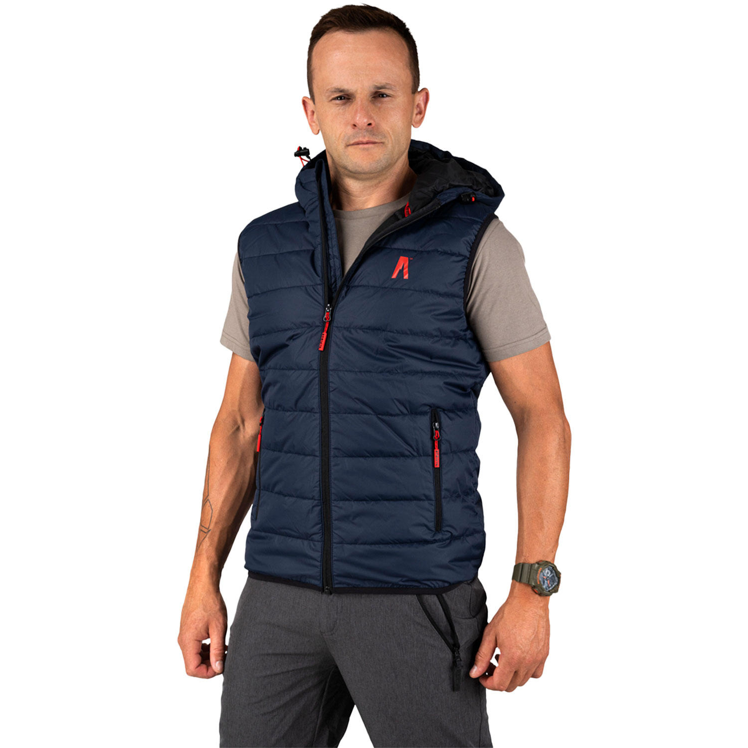 Kamizelka męska Alpinus Athos Body Warmer granatowa 2XL - obrazek 8