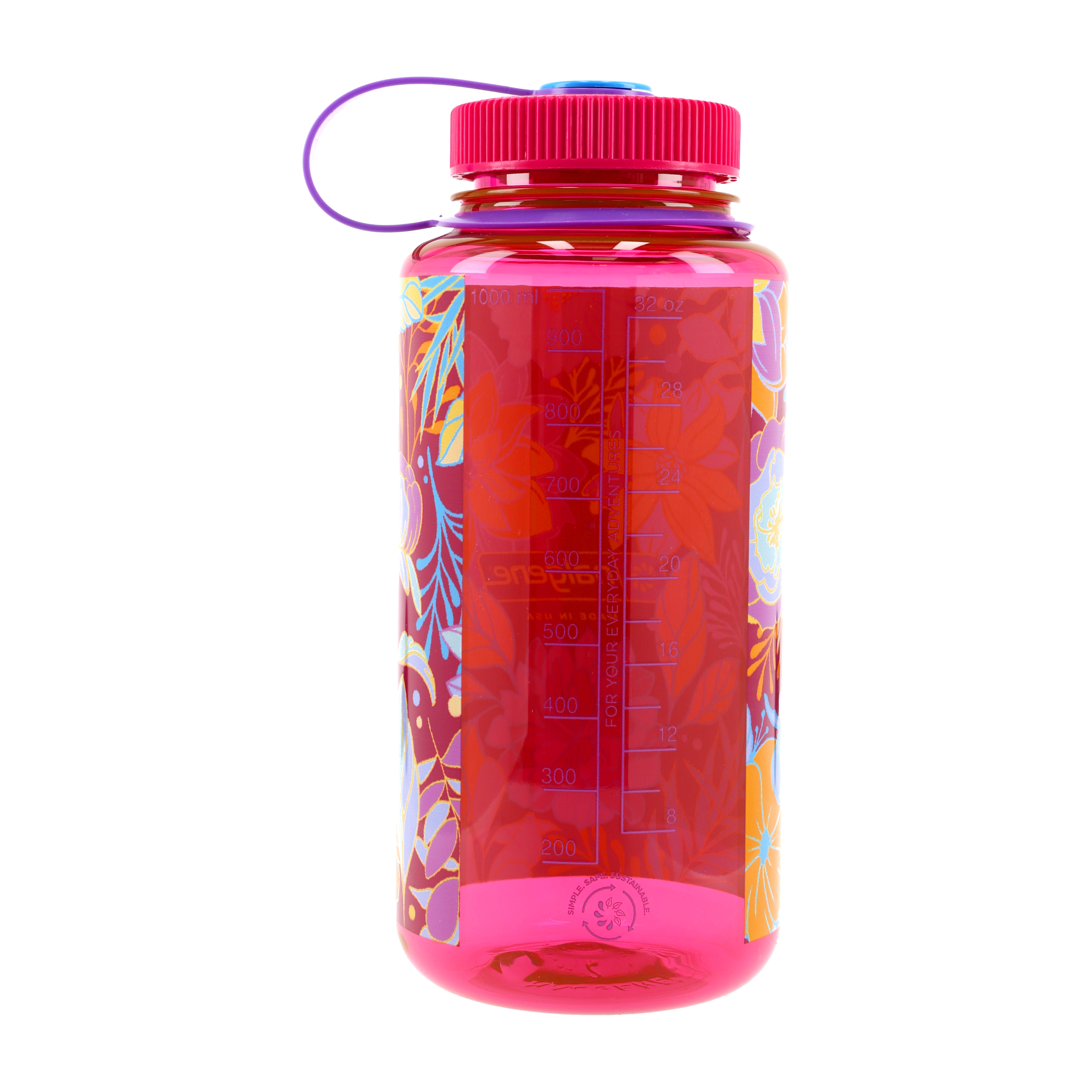 Butelka Nalgene Wide Mouth 1 l Botanical Florals - obrazek 2