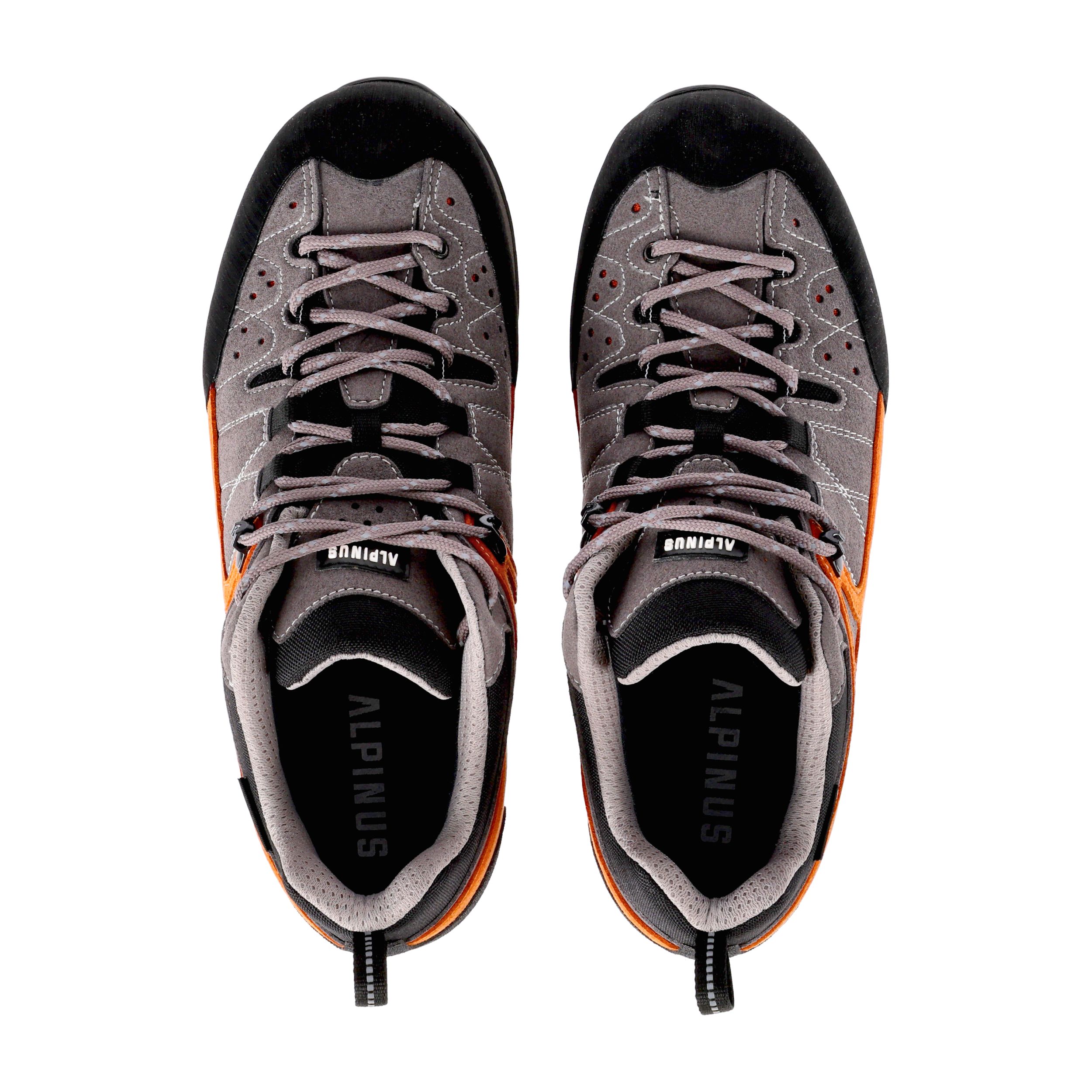 Buty męskie Alpinus The Ridge Low Pro antracytowo-pomarańczowe 46 - obrazek 7