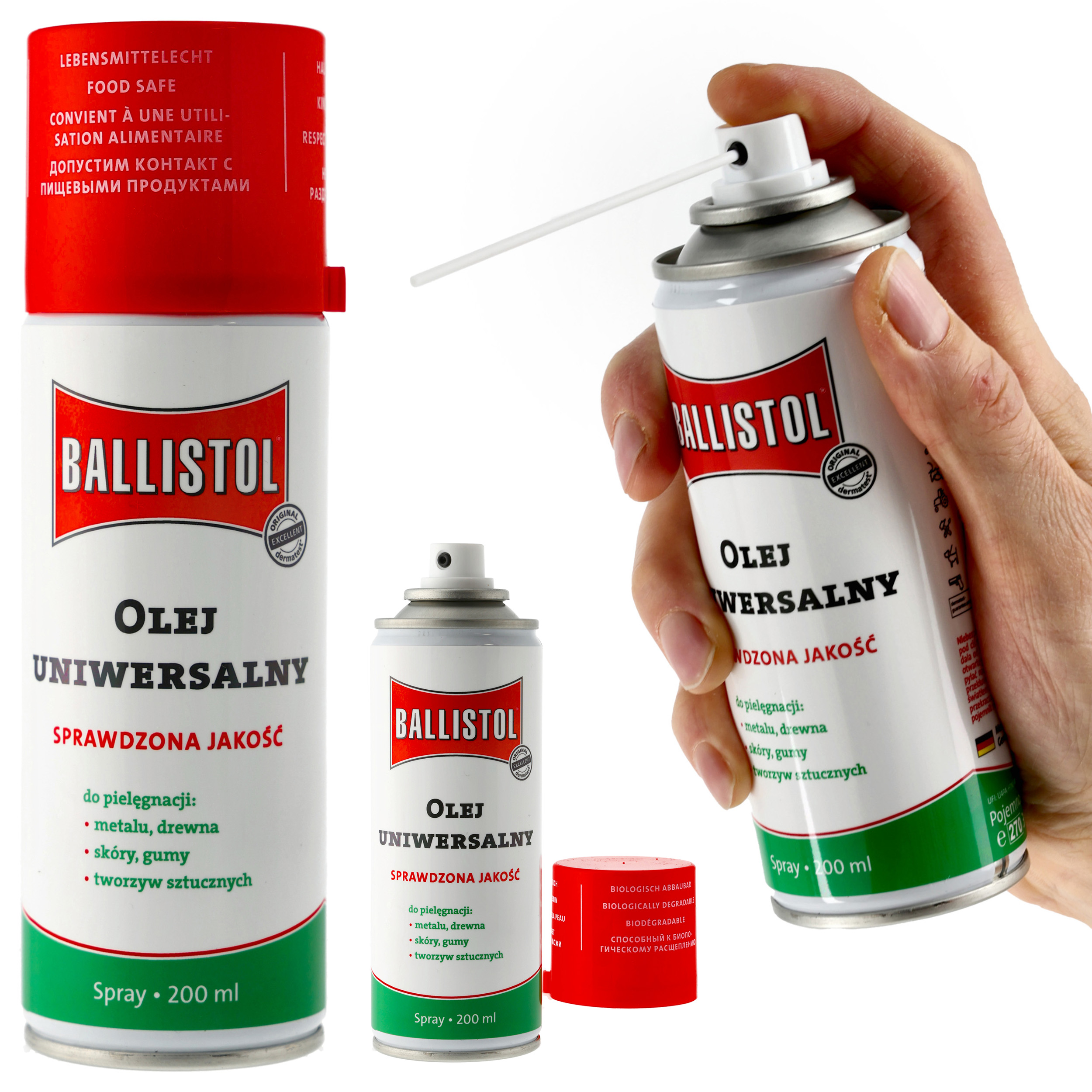 Olej do broni Ballistol spray 200 ml - obrazek 7