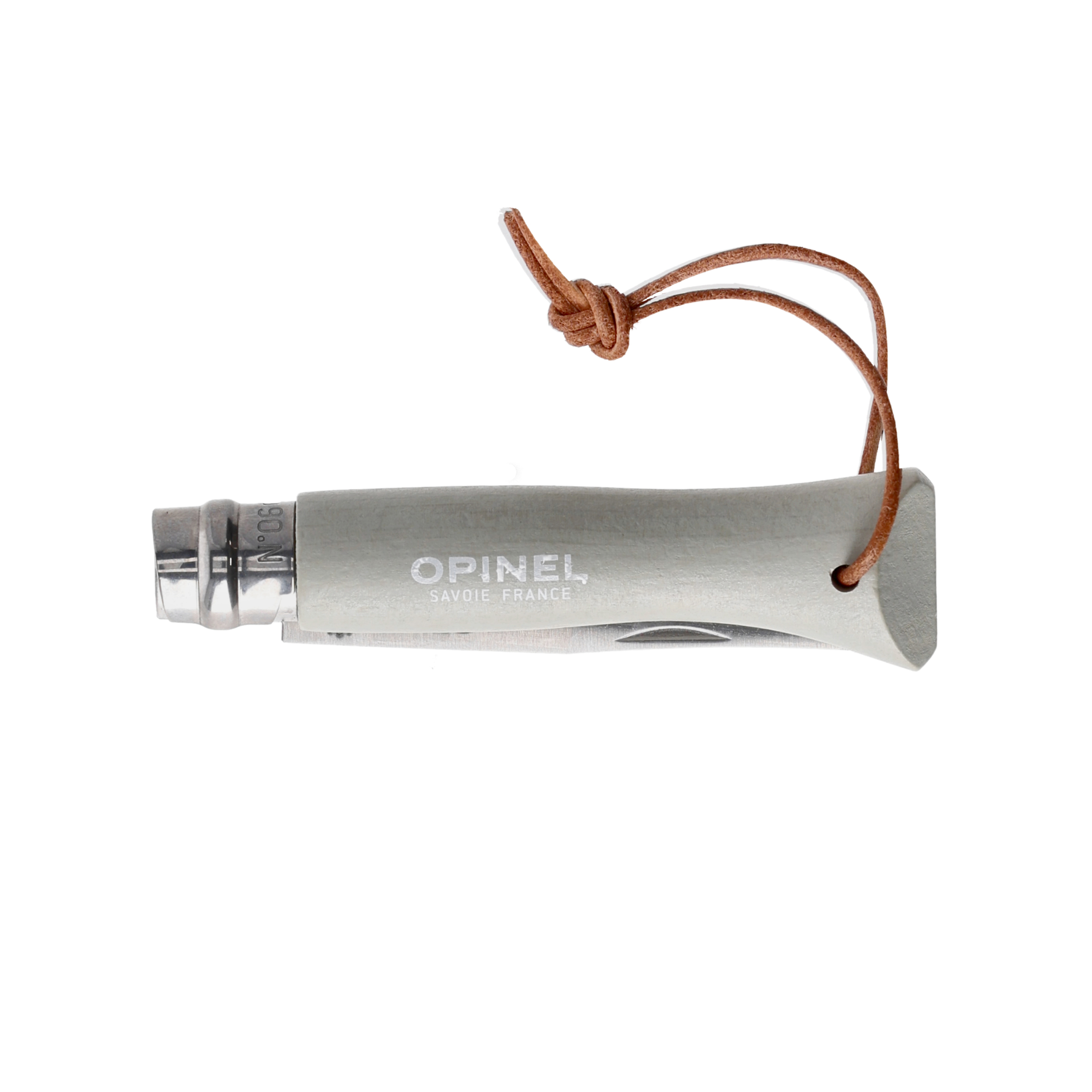 Nóż składany Opinel Colorama 06 inox grab szary - obrazek 4