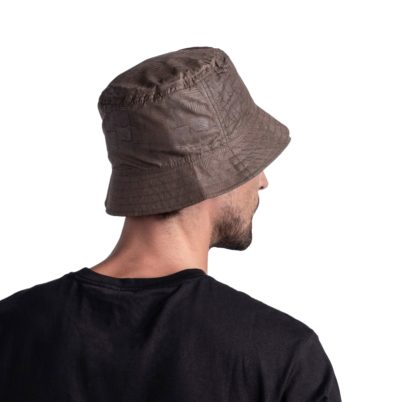 Kapelusz unisex BUFF Travel Bucket Hat Zadok niebiesko-oliwkowy S/M - obrazek 8