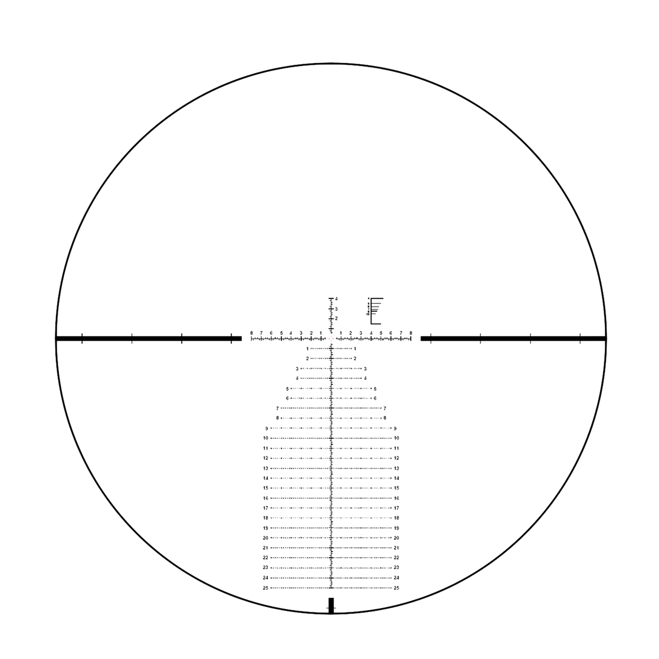 Luneta celownicza Vector Optics Continental x6 4-24 FFP Ranging 56 mm czarny SCFF-40 - obrazek 9