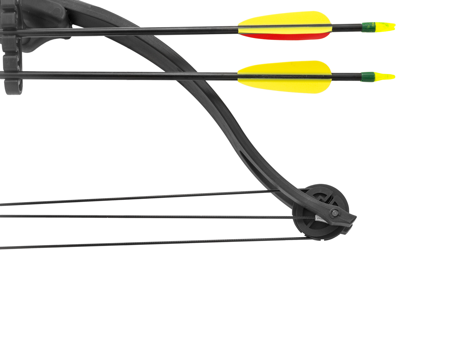 Łuk bloczkowy dla dzieci i młodzieży Poe Lang Druid 20 lb 33" czarny - obrazek 6