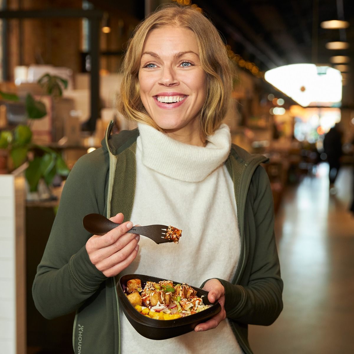 Łyżkowidelec Light My Fire Spork O Bio 4 sztuki żółty, granatowy, różowy, zielony - obrazek 8