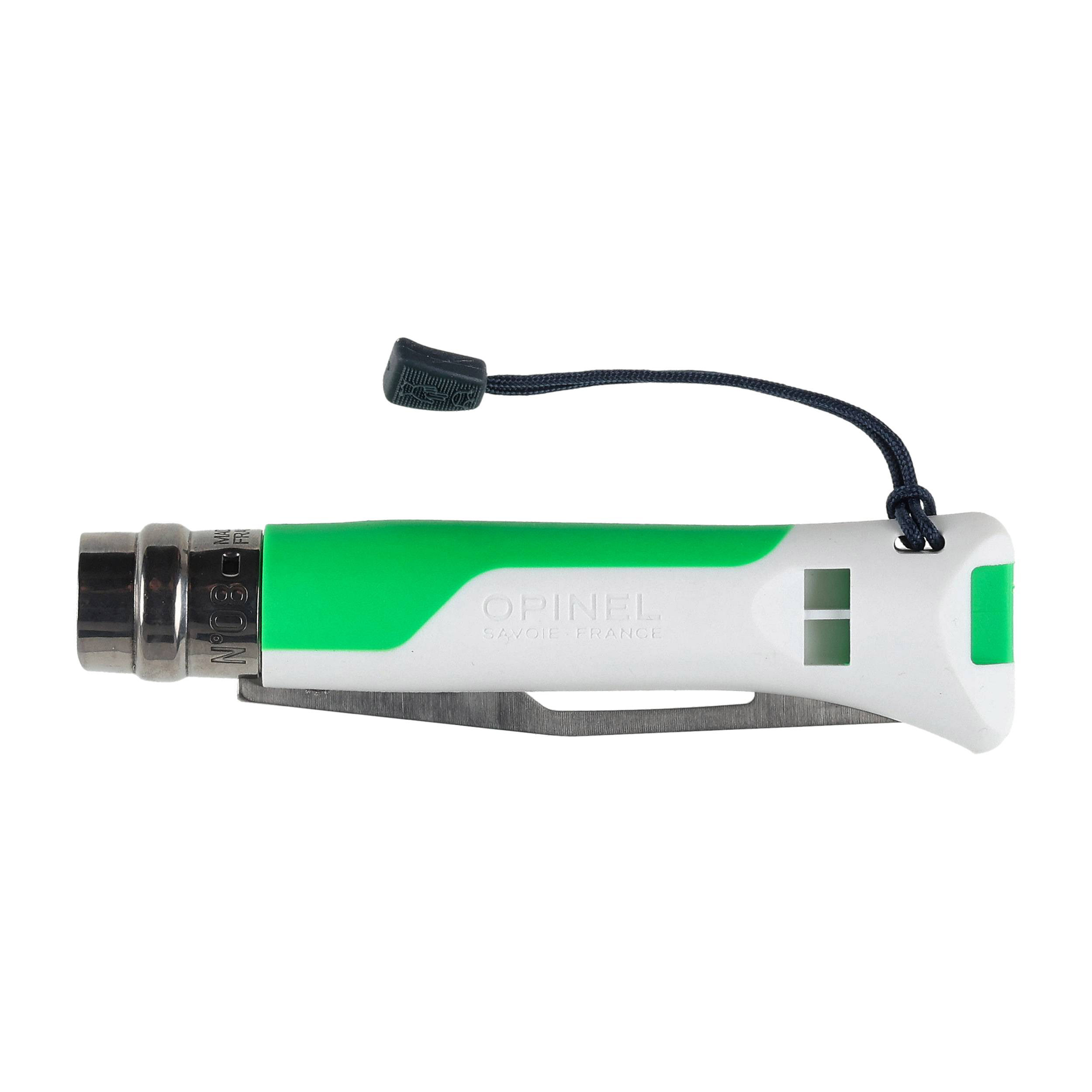 Nóż składany Opinel Outdoor Fluo Green 08 - obrazek 4