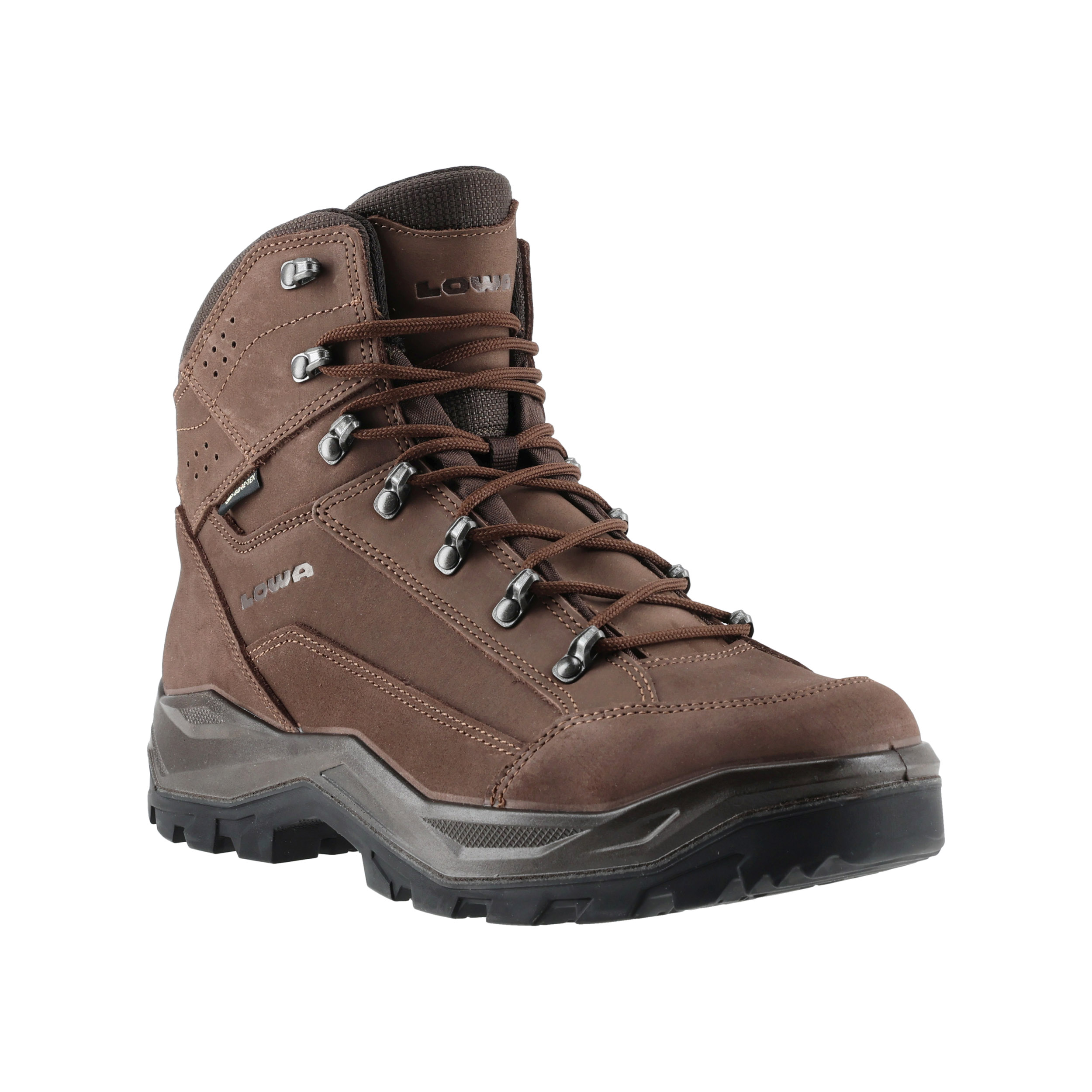 Buty wojskowe LOWA Renegade II N GTX MID TF, ciemnobrązowe 43,5 - obrazek 2