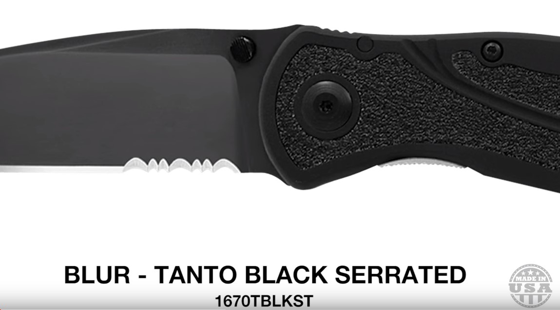 Nóż składany Kershaw Blur Tanto 1670TBLKST - obrazek 7
