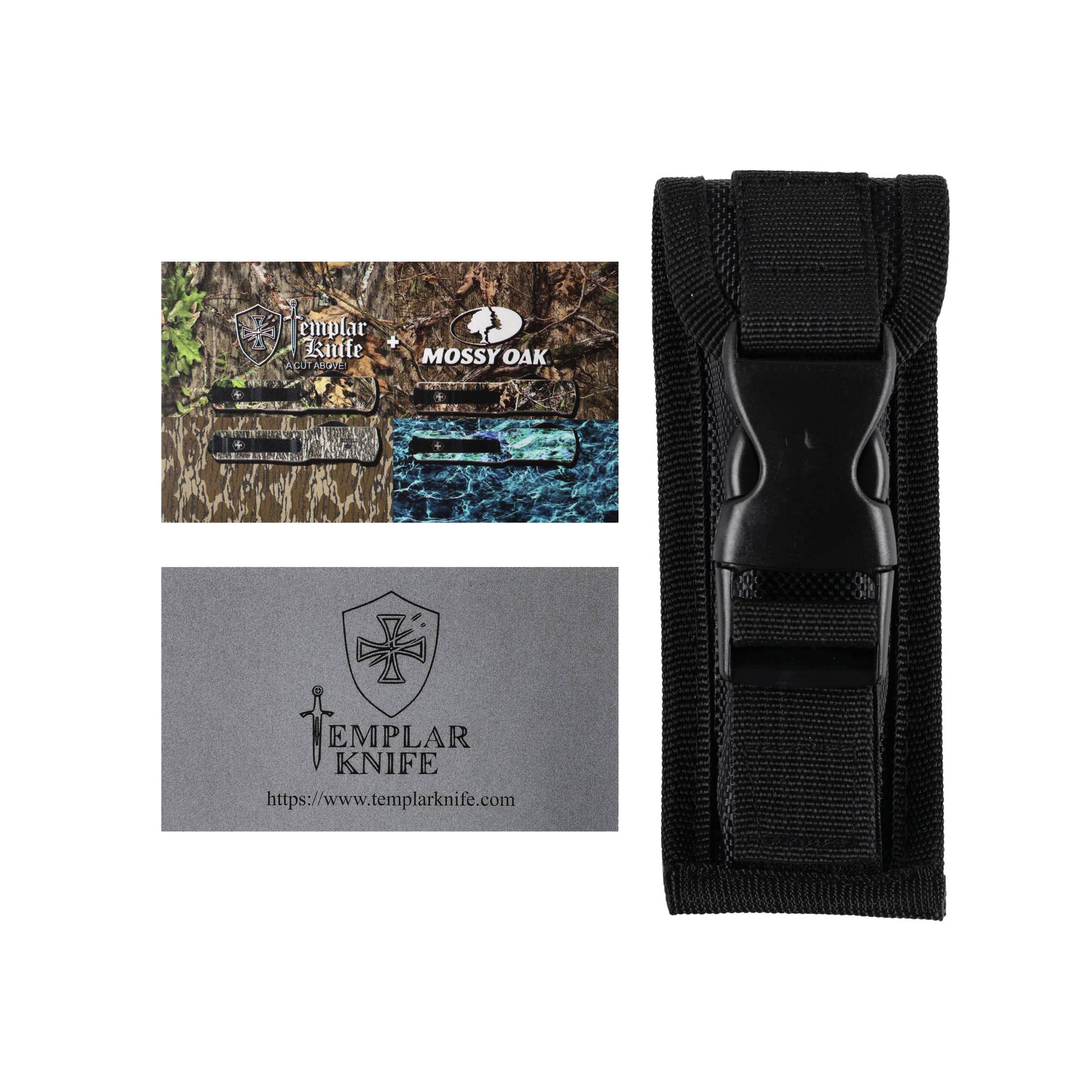 Nóż OTF Templar Knife Large Zinc Mossy Oak Bottomland Drop Black - obrazek 6