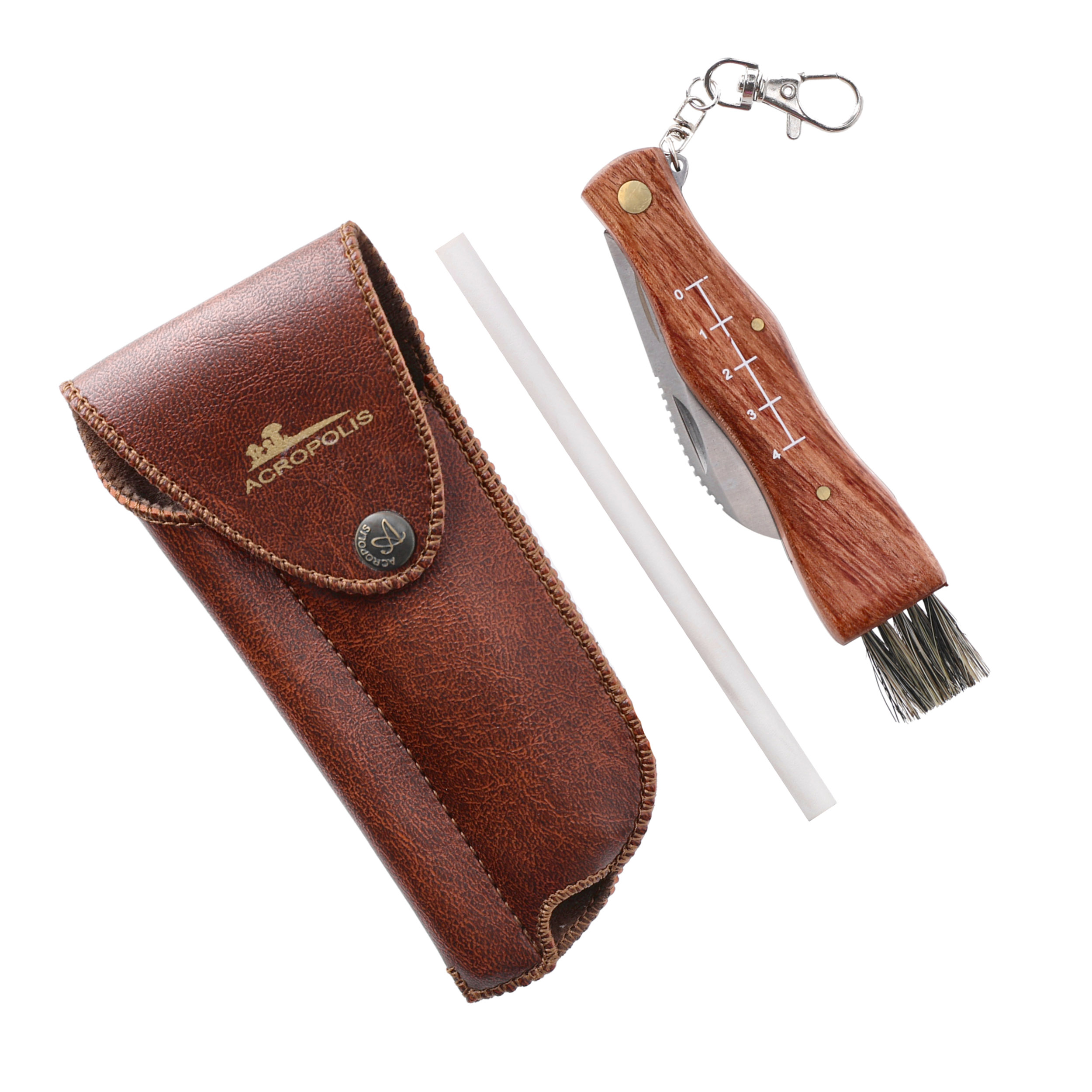 Nóż na grzyby Acropolis NG-3 z pochewką - obrazek 7