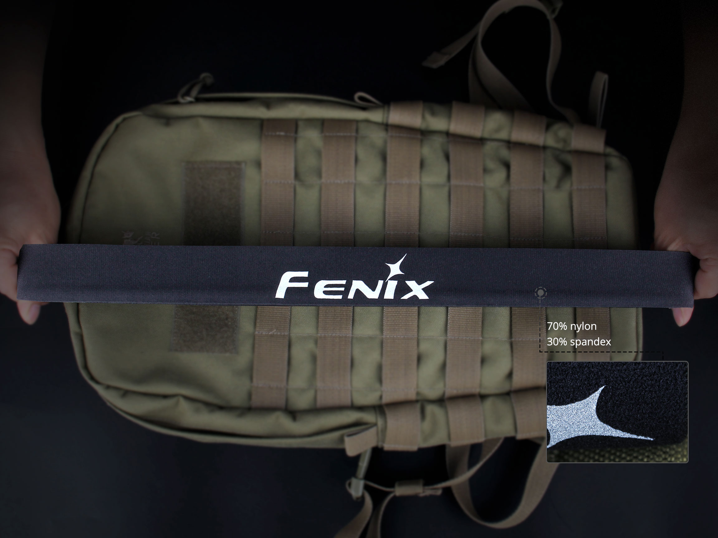 Opaska na głowę Fenix AFH-10 czarna - obrazek 5