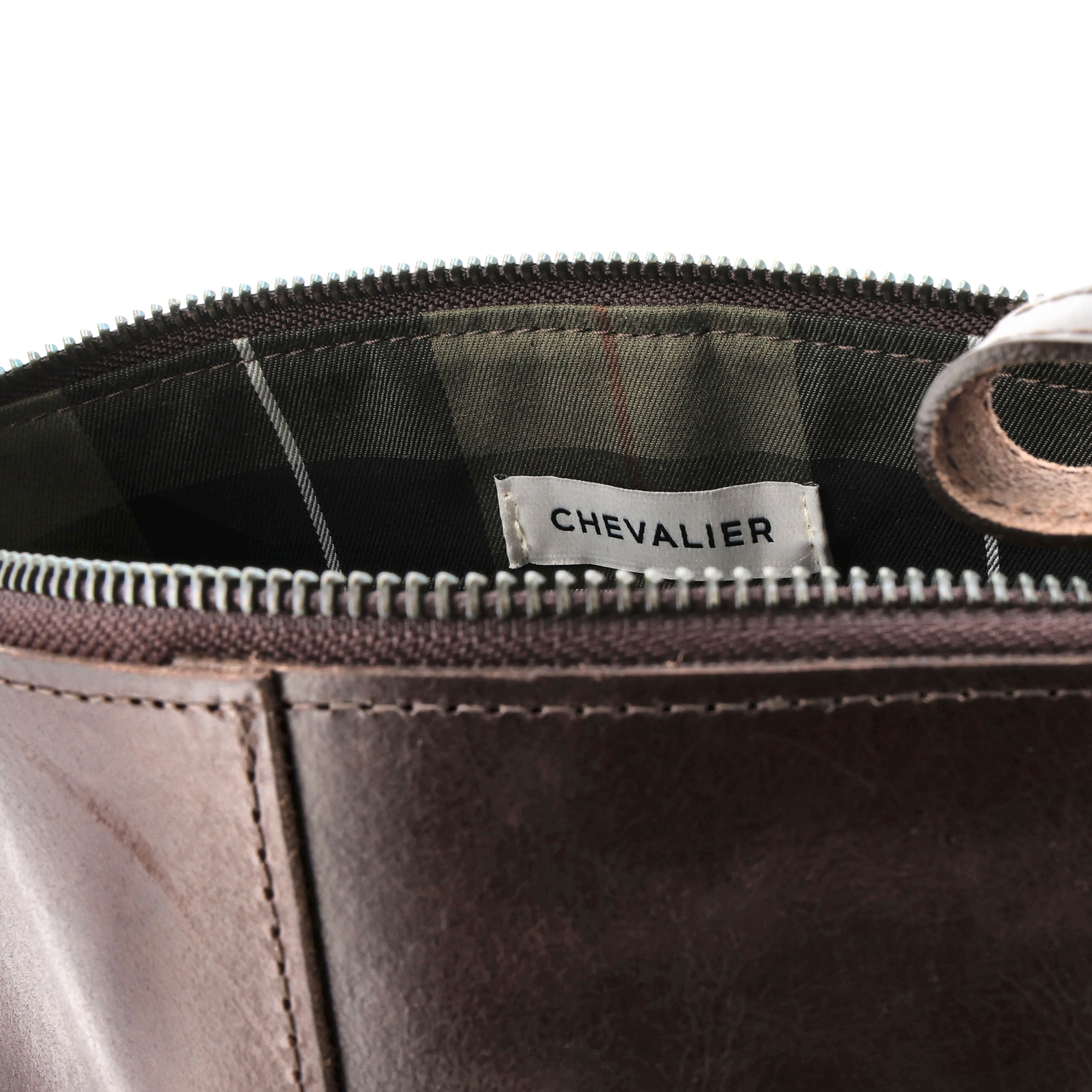 Kosmetyczka Chevalier Leather Brown - obrazek 3