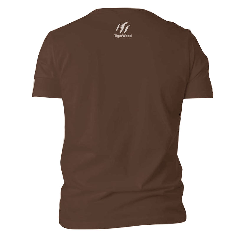 Koszulka męska TigerWood Bushcraft Evolution brązowa L - obrazek 2