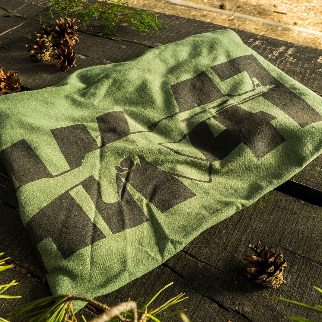 Koszulka męska TigerWood AK47 oliwkowa L - obrazek 3