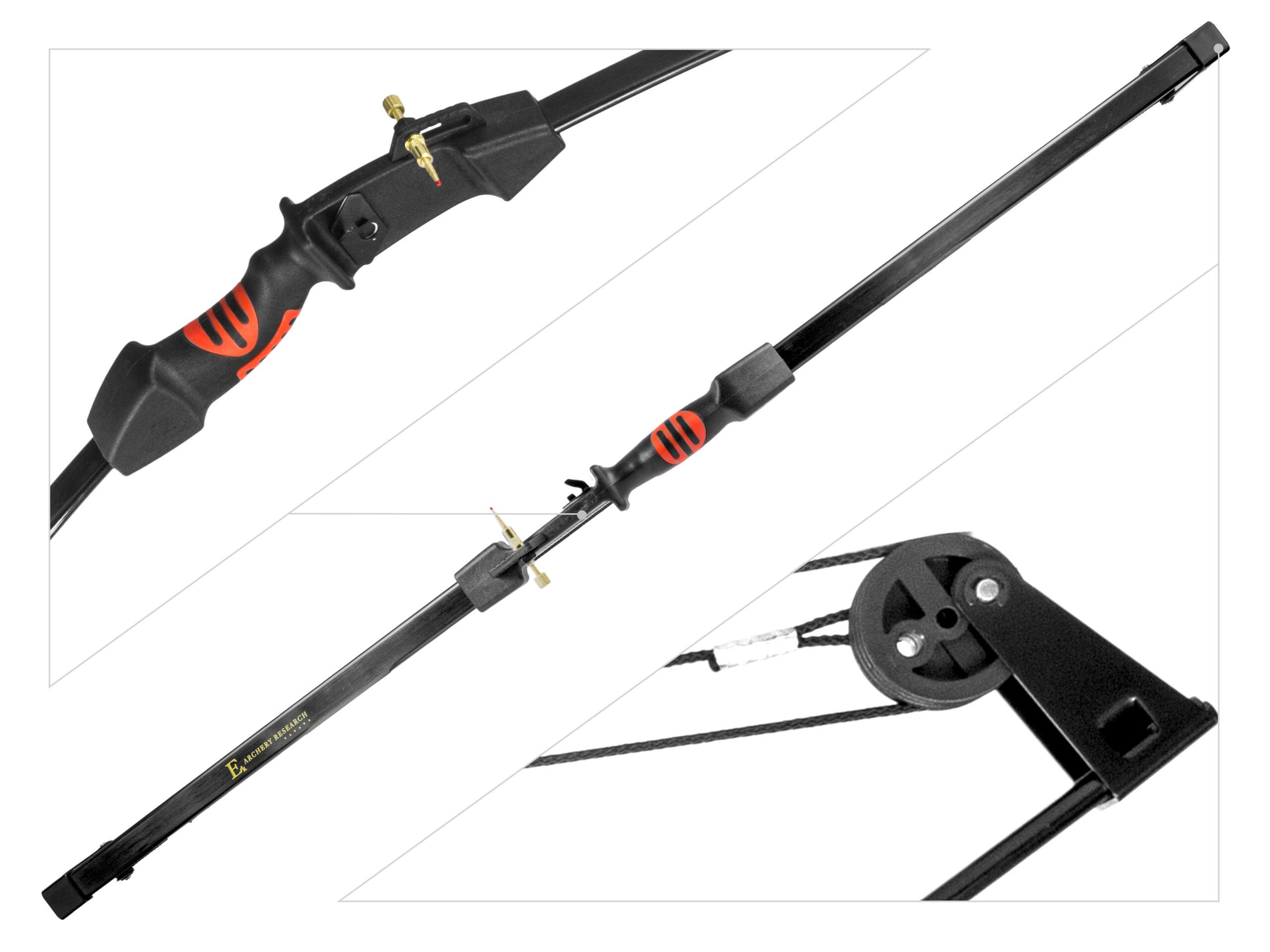 Łuk bloczkowy dla dzieci i młodzieży Poe Lang Chameleon 10-15 lb 32" czarny - obrazek 2