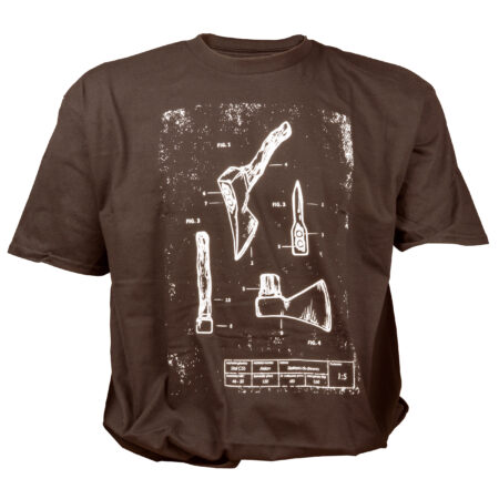 Koszulka męska TigerWood Tech-Axe brązowa 2XL