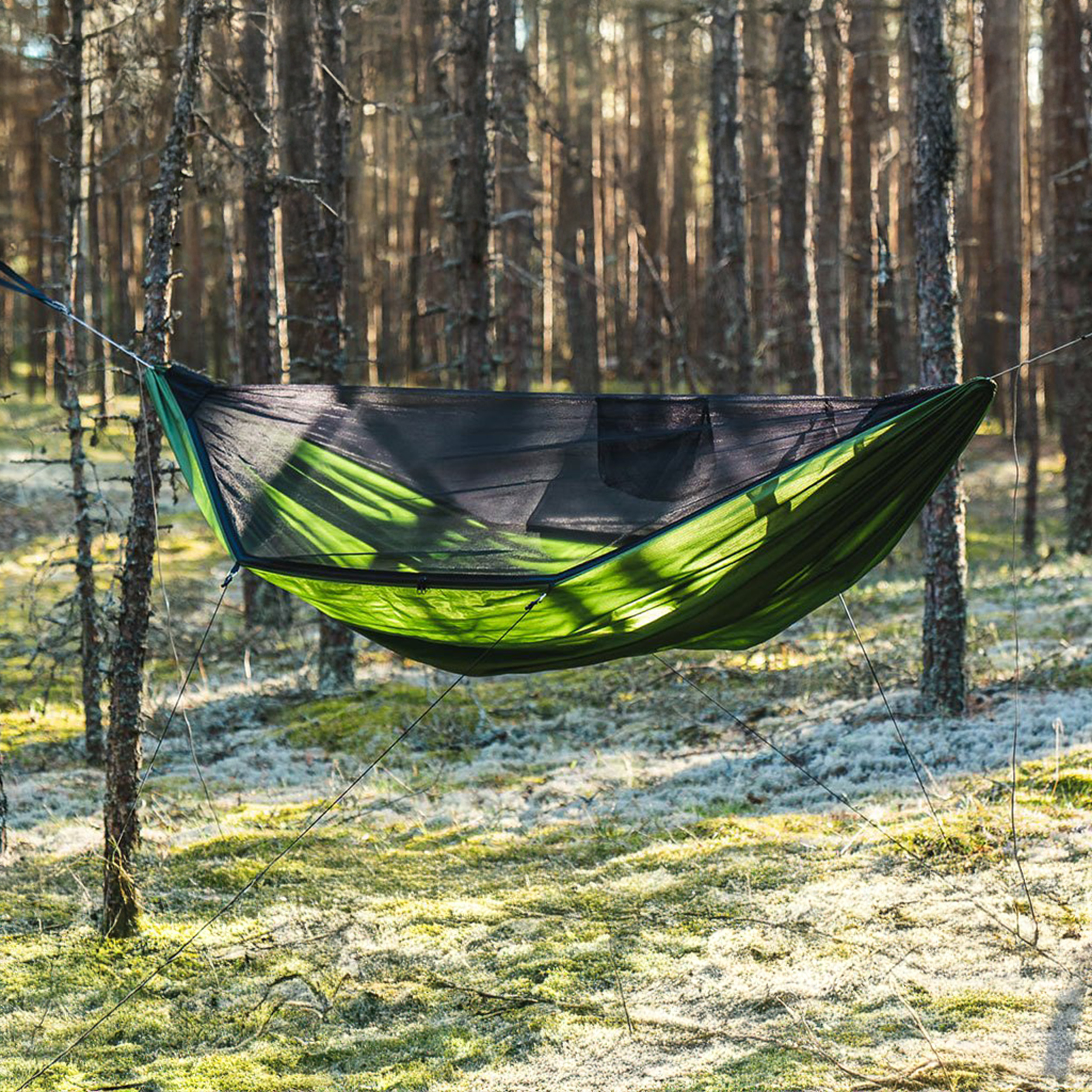 Hamak Lesovik Draka z zawieszeniem Sneka treetop green - obrazek 3