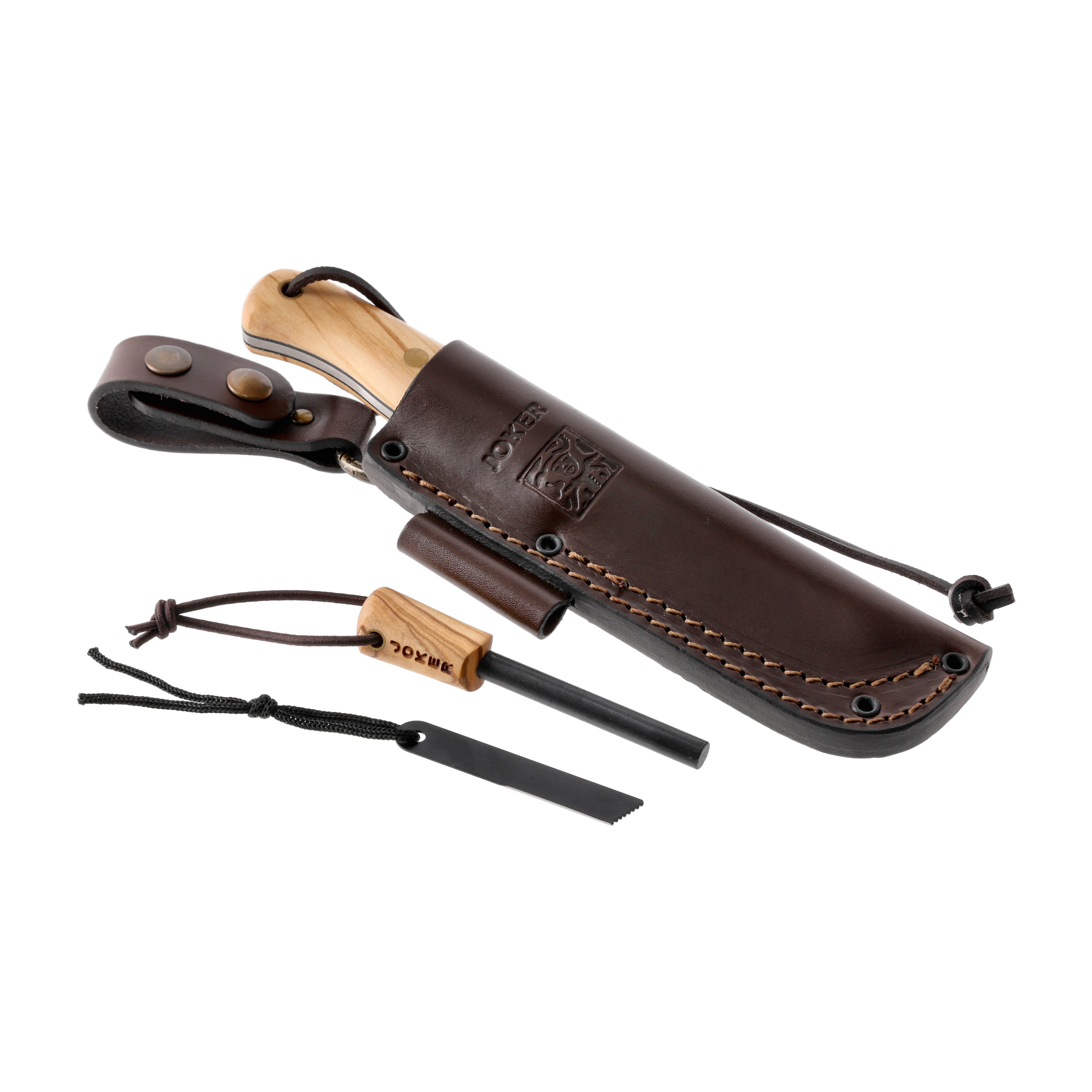 Nóż bushcraft Joker Campero CO112-P z krzesiwem - obrazek 4