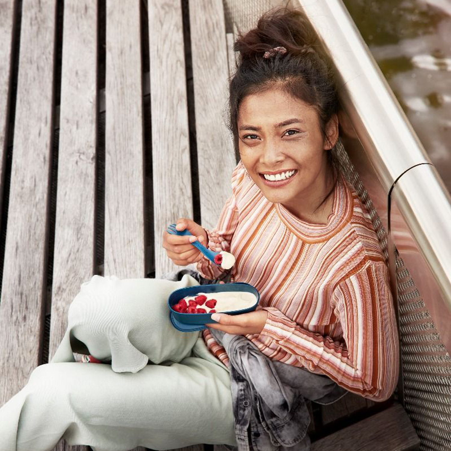 Łyżkowidelec Light My Fire Spork O Bio 4 sztuki żółty, granatowy, różowy, zielony - obrazek 9