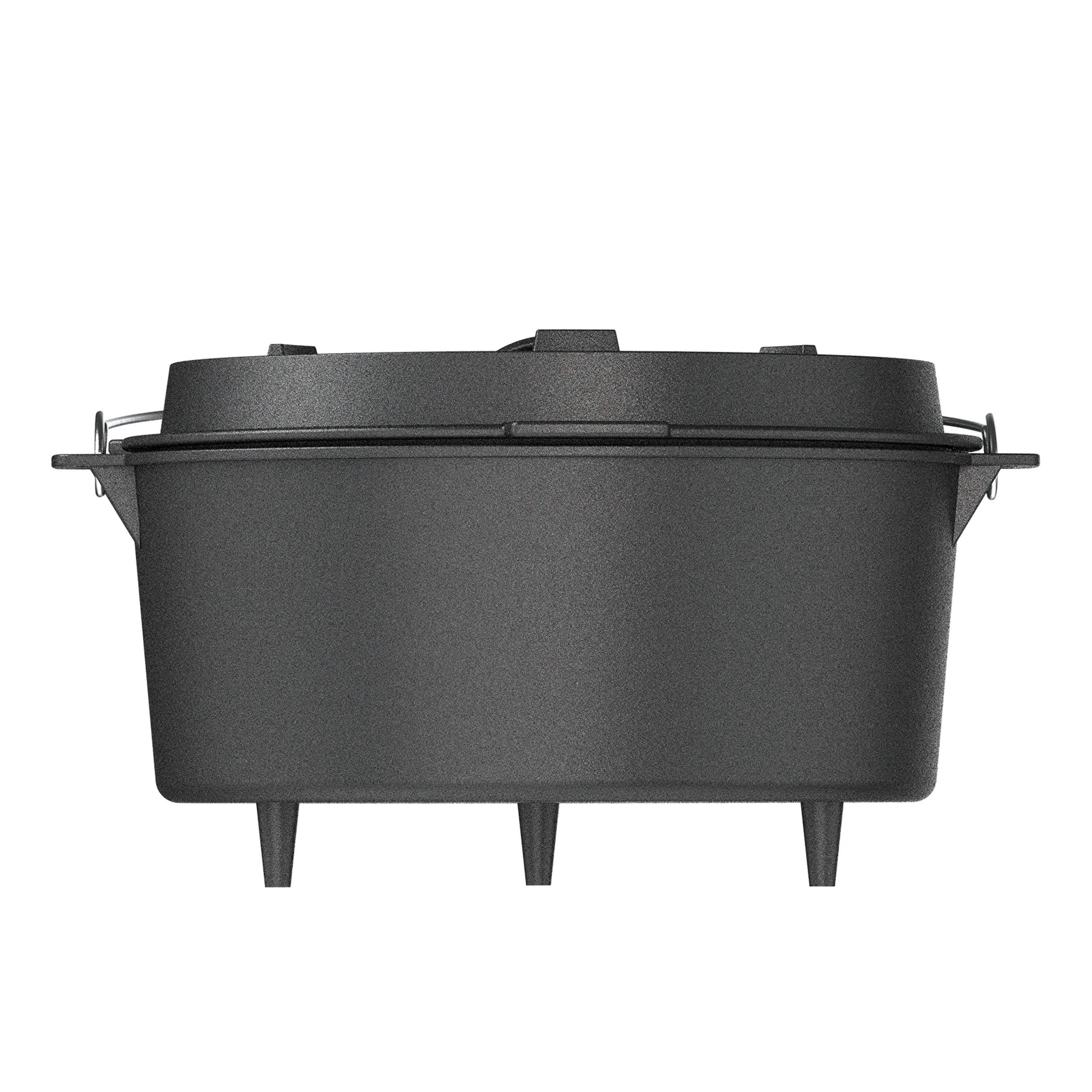 Kociołek wiszący z patelnią żeliwny 9 l - obrazek 4