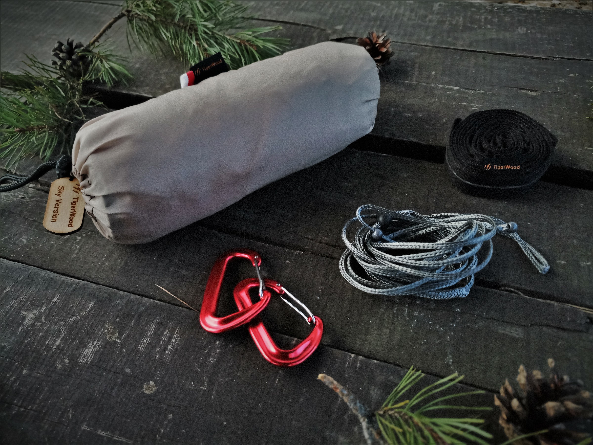 Hamak TigerWood ultra lekki Sky Version pustynny - obrazek 6