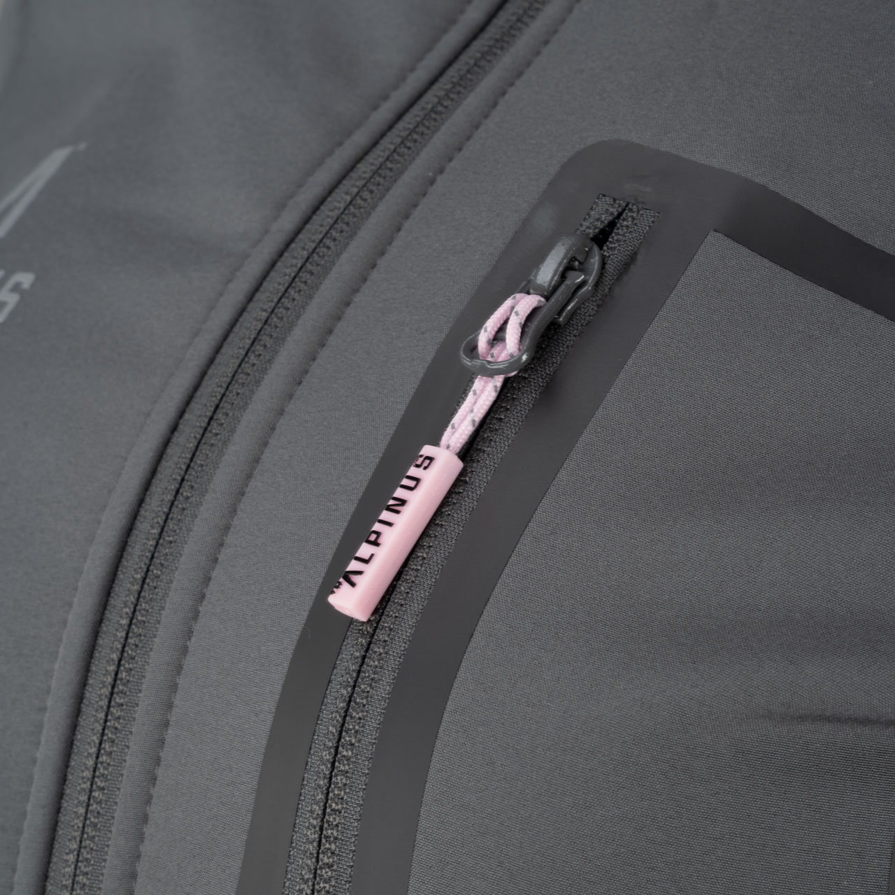 Kurtka damska Alpinus Softshell Bergamo grafitowa M - obrazek 2