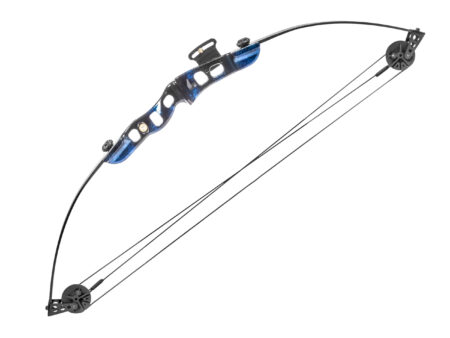 Łuk bloczkowy dla dzieci i młodzieży Ek Firestar 25 lb 30,75" czarno - niebieski