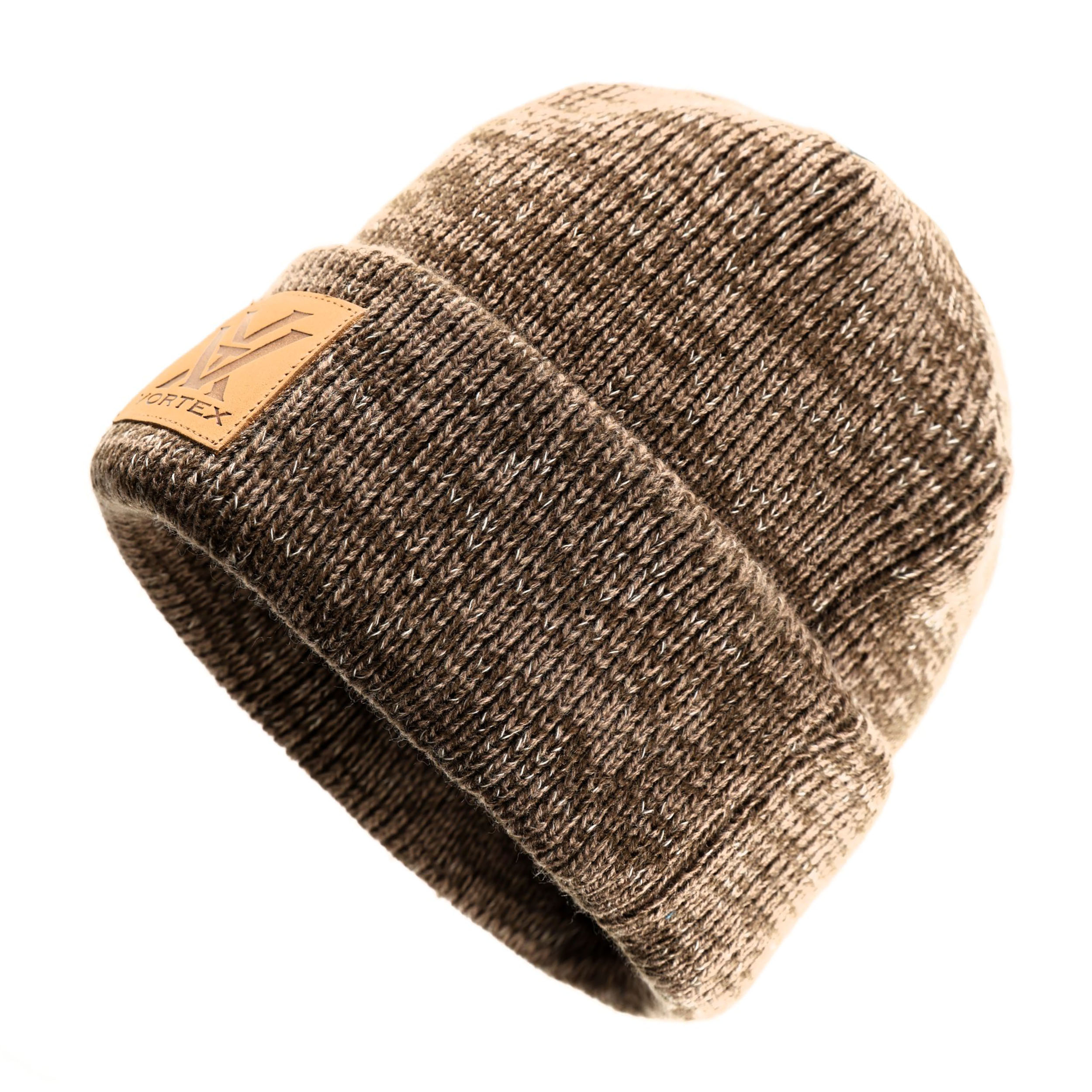 Czapka unisex Vortex Northern Pass Beanie brązowa - obrazek 2