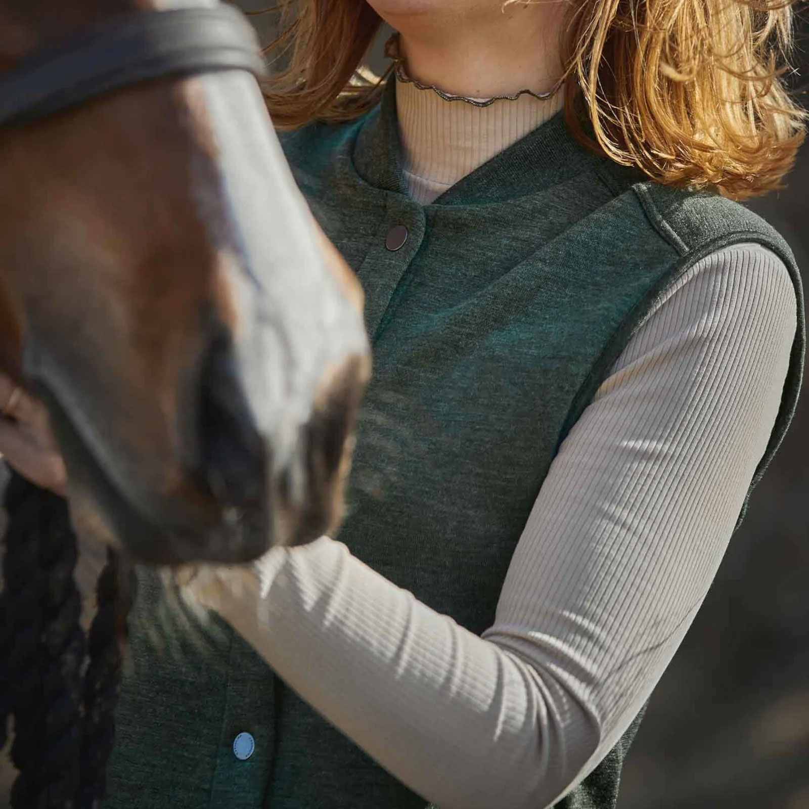 Bluzka damska Chevalier Kelly Longsleeve Sandstone 40 - obrazek 4